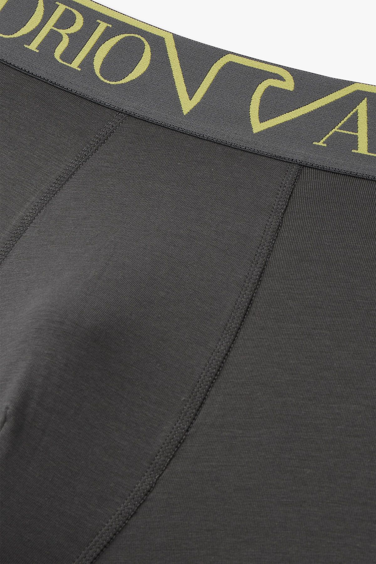 엠포리오 아르마니 언더웨어(EMPORIO ARMANI UNDERWEAR) 남성 이글 라인 로고 밴딩 드로즈_다크 그레이 0814312029