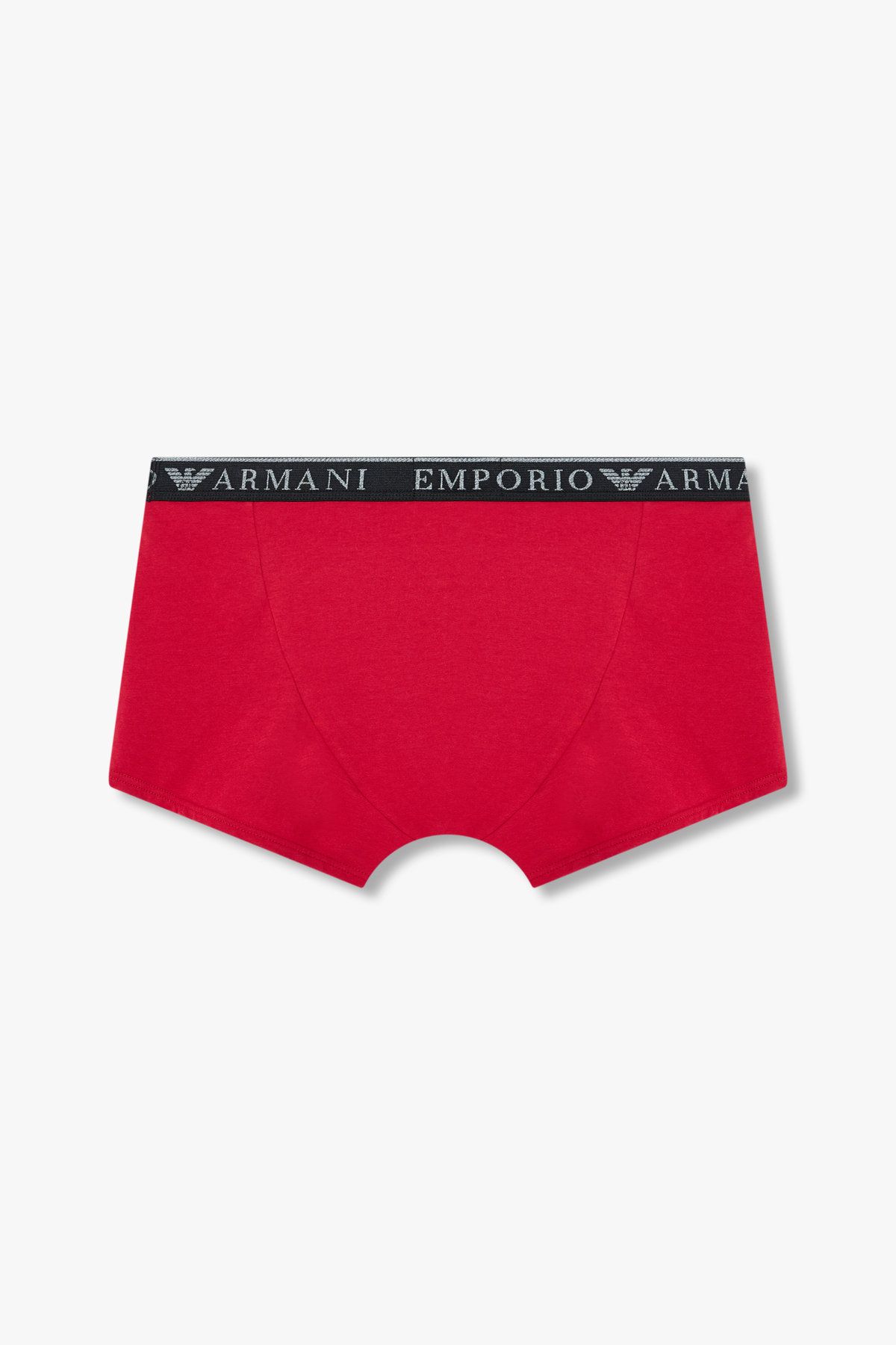 엠포리오 아르마니 언더웨어(EMPORIO ARMANI UNDERWEAR) 남성 부클레 로고 밴딩 드로즈_레드 0815112022