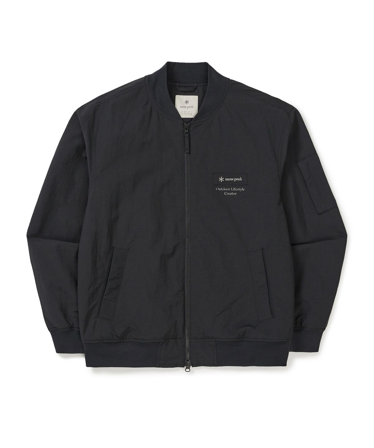 스노우피크 어패럴(SNOWPEAK APPAREL) 캠플 봄버 자켓 (S25SMCWB14) Dark Charcoal