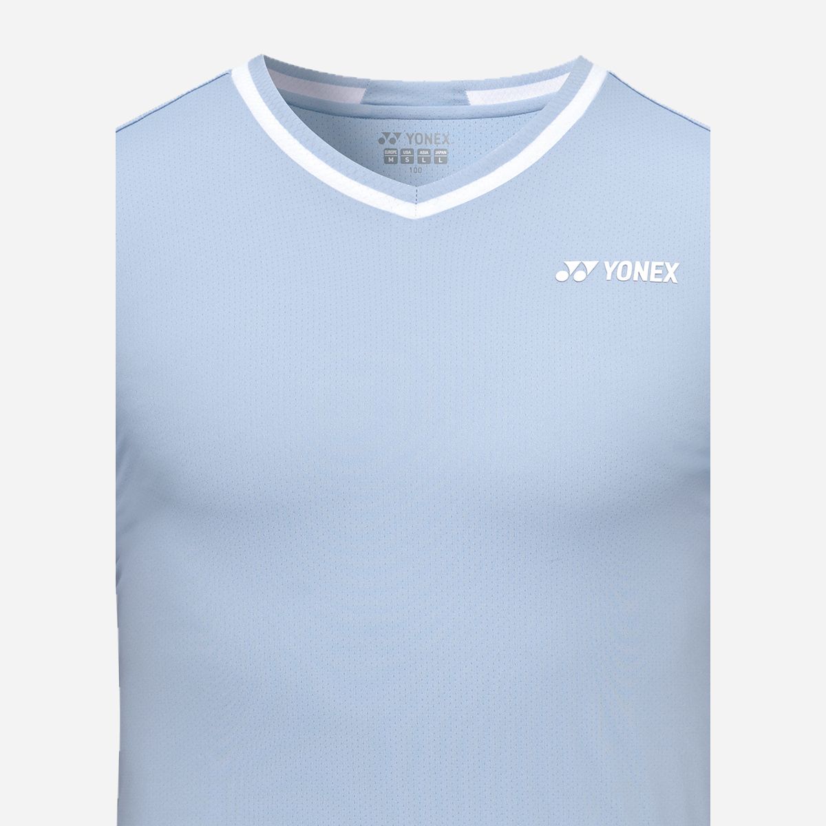 요넥스(YONEX) 251TS019M 스모크 블루 남성용 소매 포인트 게임웨어