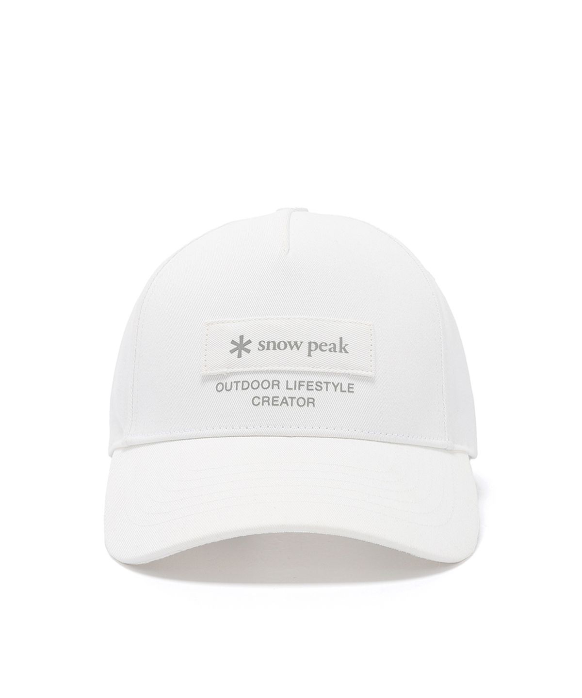 스노우피크 어패럴(SNOWPEAK APPAREL) 클랜드 베이스볼캡 (S25SUFBC32) Off White