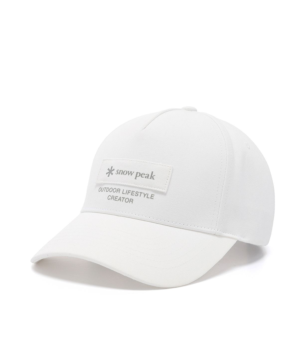 스노우피크 어패럴(SNOWPEAK APPAREL) 클랜드 베이스볼캡 (S25SUFBC32) Off White