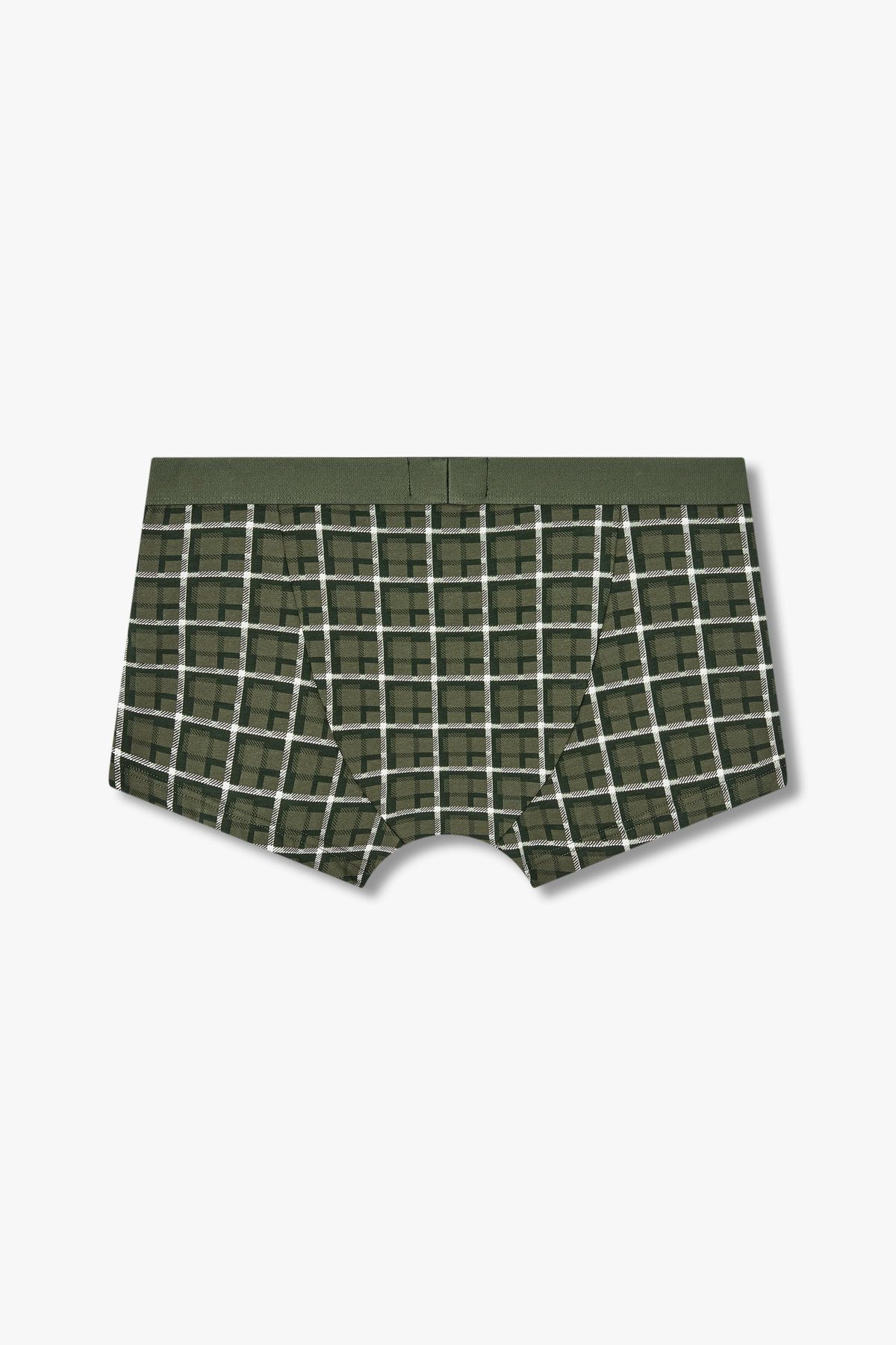 엠포리오 아르마니 언더웨어(EMPORIO ARMANI UNDERWEAR) 남성 로고 밴딩 패턴드 코튼 드로즈_그린 0815112052