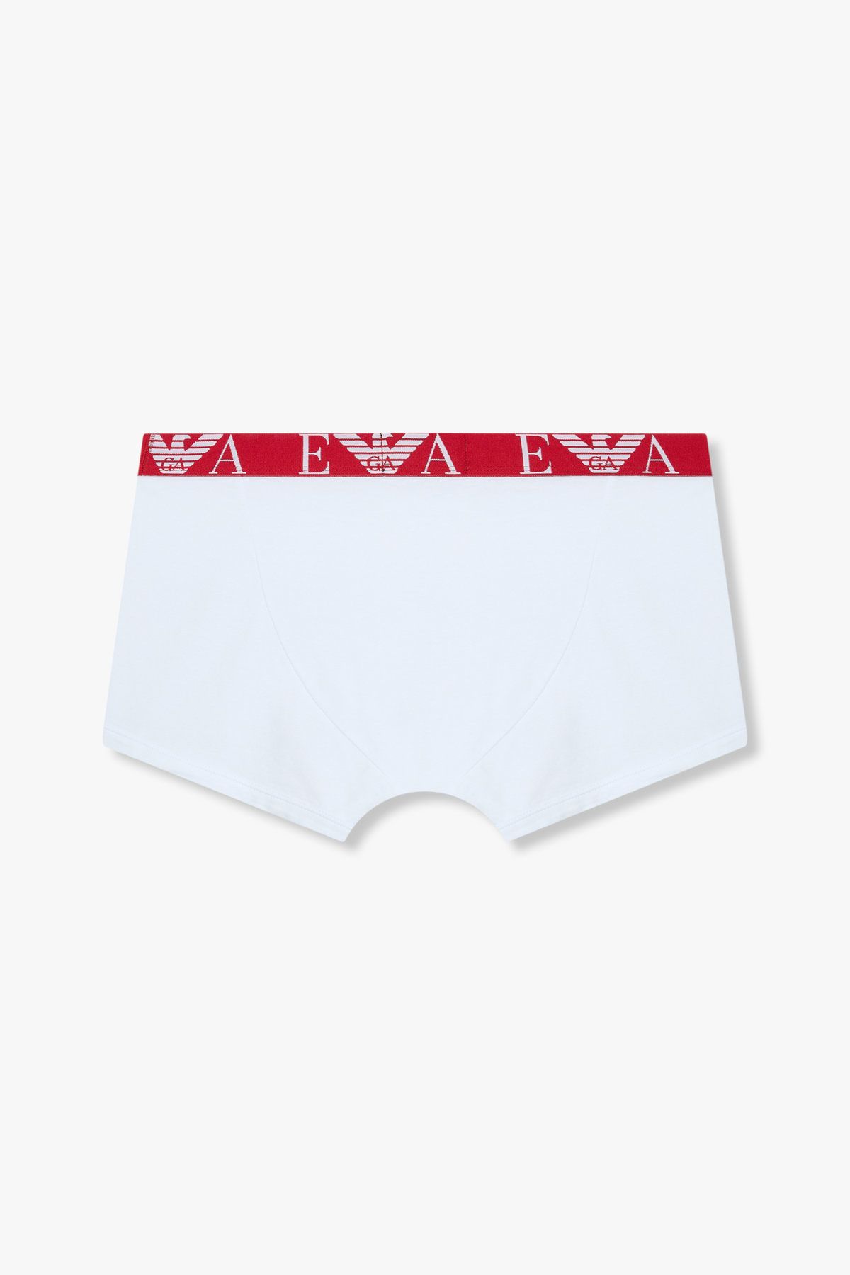 엠포리오 아르마니 언더웨어(EMPORIO ARMANI UNDERWEAR) 남성 이글 로고 밴딩 코튼 롱 드로즈_화이트 0815112078