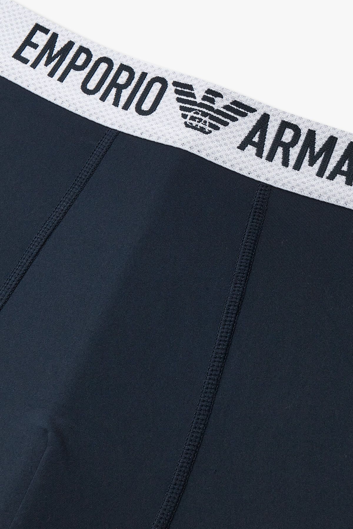 엠포리오 아르마니 언더웨어(EMPORIO ARMANI UNDERWEAR) 남성 메쉬 로고 밴딩 드로즈_블루 0815112019