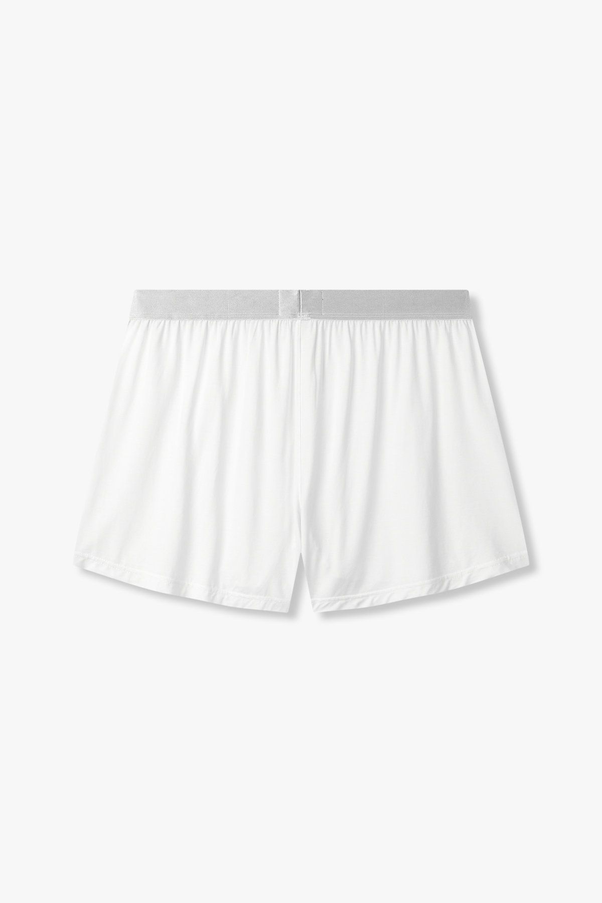 엠포리오 아르마니 언더웨어(EMPORIO ARMANI UNDERWEAR) 남성 로고 자수 밴딩 레이온 트렁크_화이트 0815112088