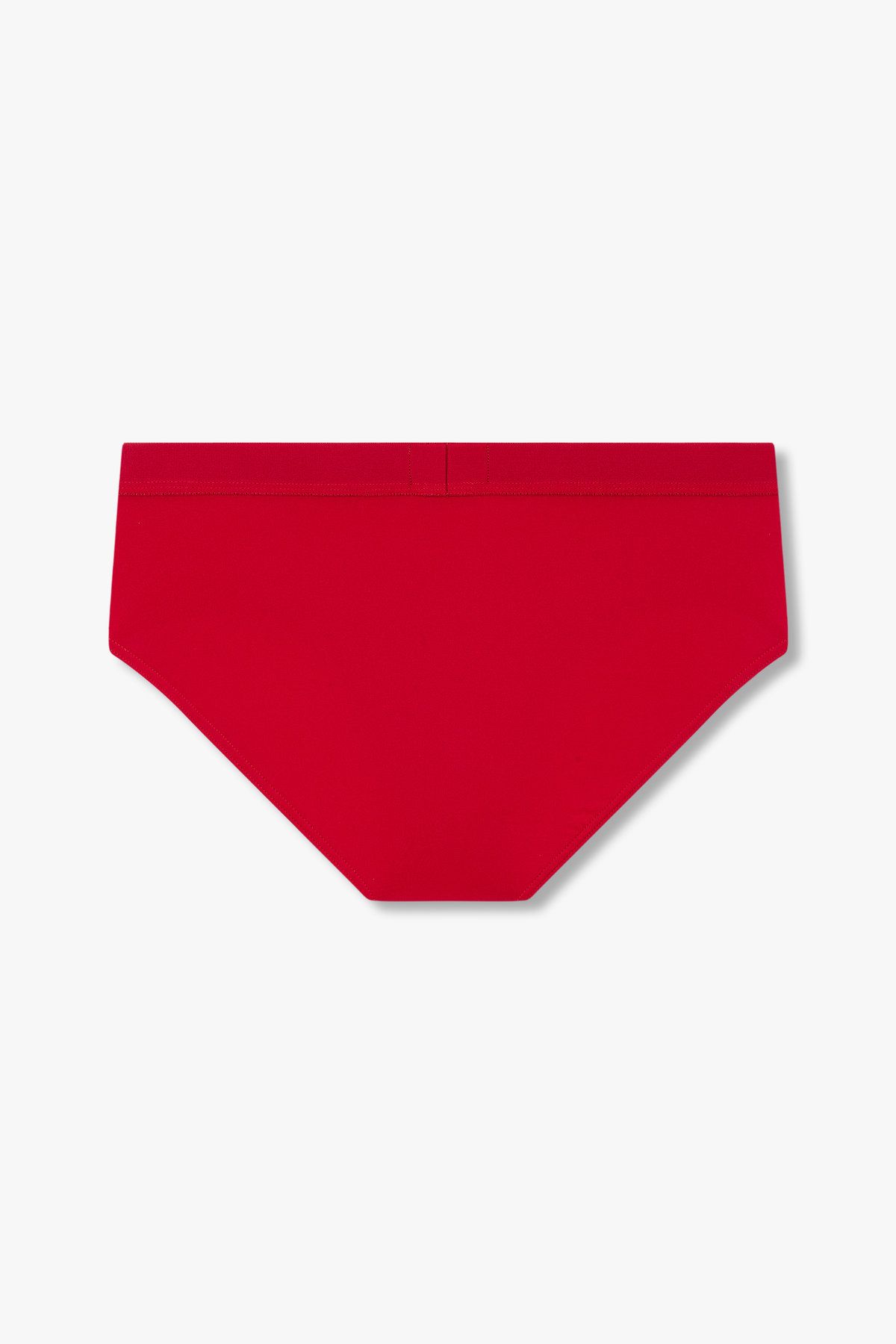엠포리오 아르마니 언더웨어(EMPORIO ARMANI UNDERWEAR) 남성 로고 밴딩 솔리드 폴리 브리프_레드 0815111030
