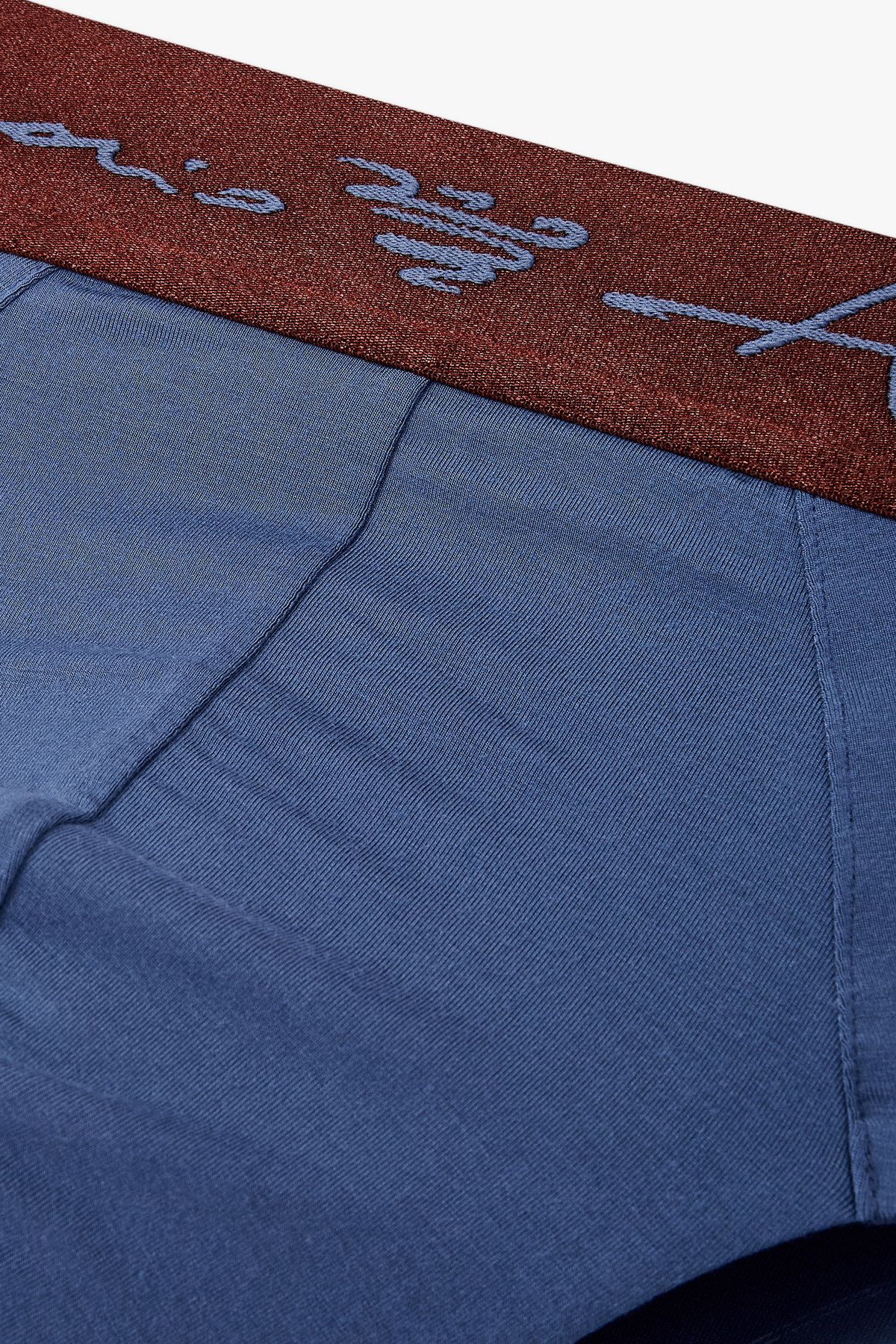 엠포리오 아르마니 언더웨어(EMPORIO ARMANI UNDERWEAR) 남성 커시드 로고 밴딩 브리프_인디고 0815111014