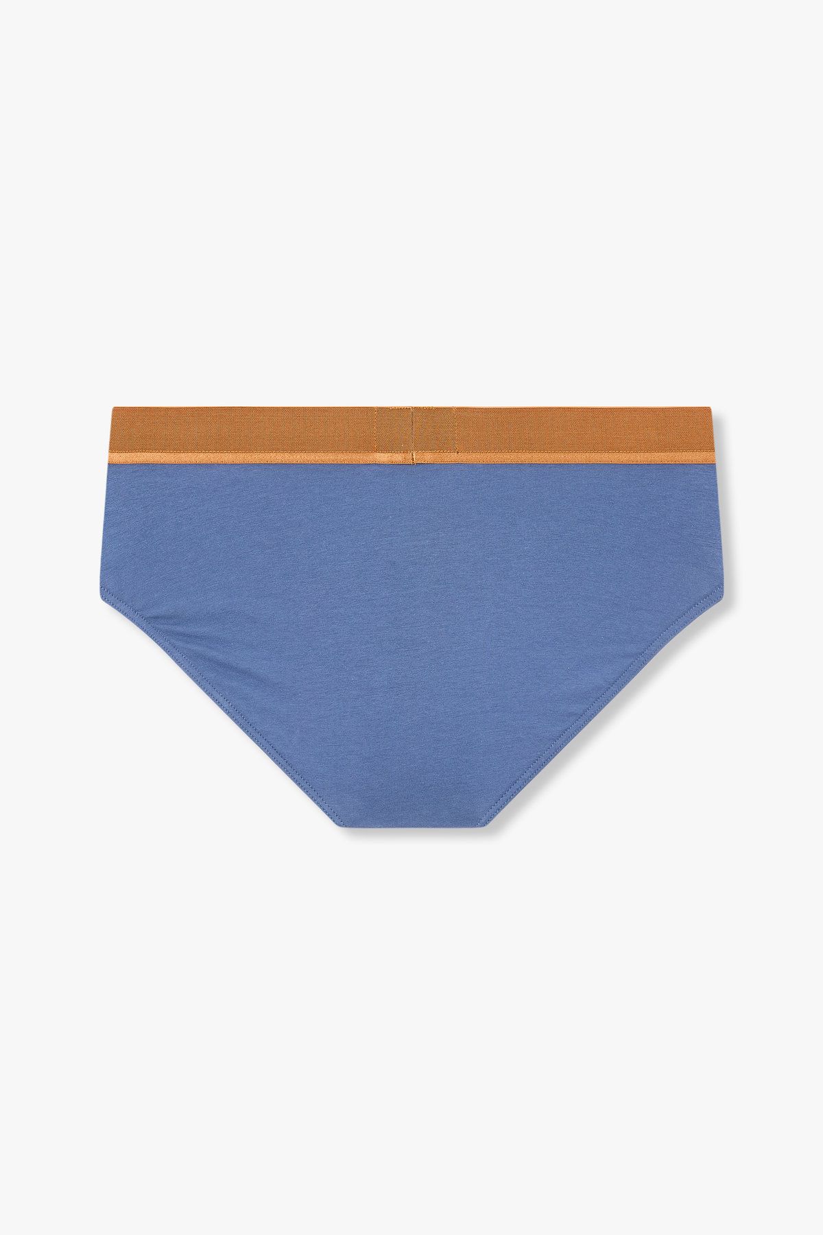 엠포리오 아르마니 언더웨어(EMPORIO ARMANI UNDERWEAR) 남성 글로시 로고 밴딩 코튼 브리프_인디고 0815111308