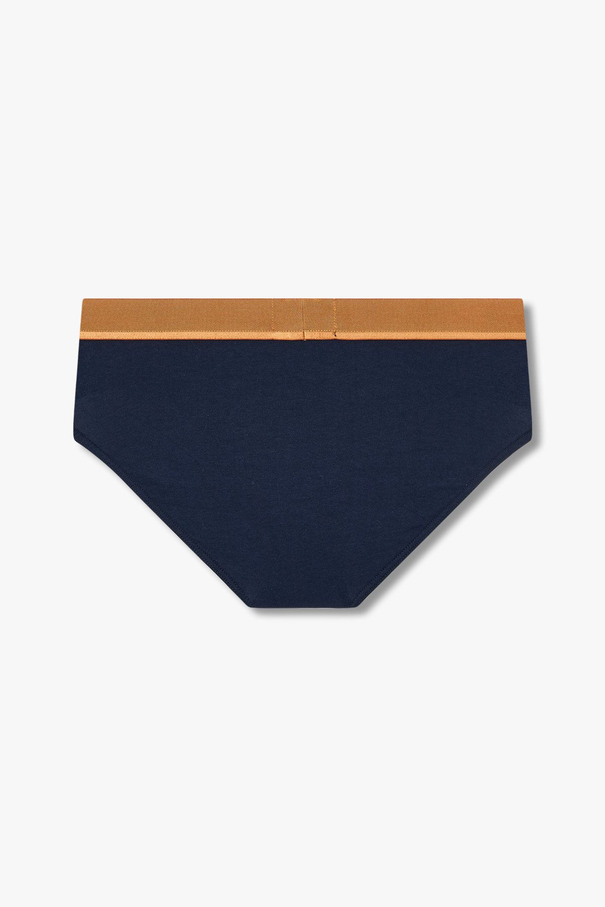 엠포리오 아르마니 언더웨어(EMPORIO ARMANI UNDERWEAR) 남성 글로시 로고 밴딩 코튼 브리프_블루 0815111309