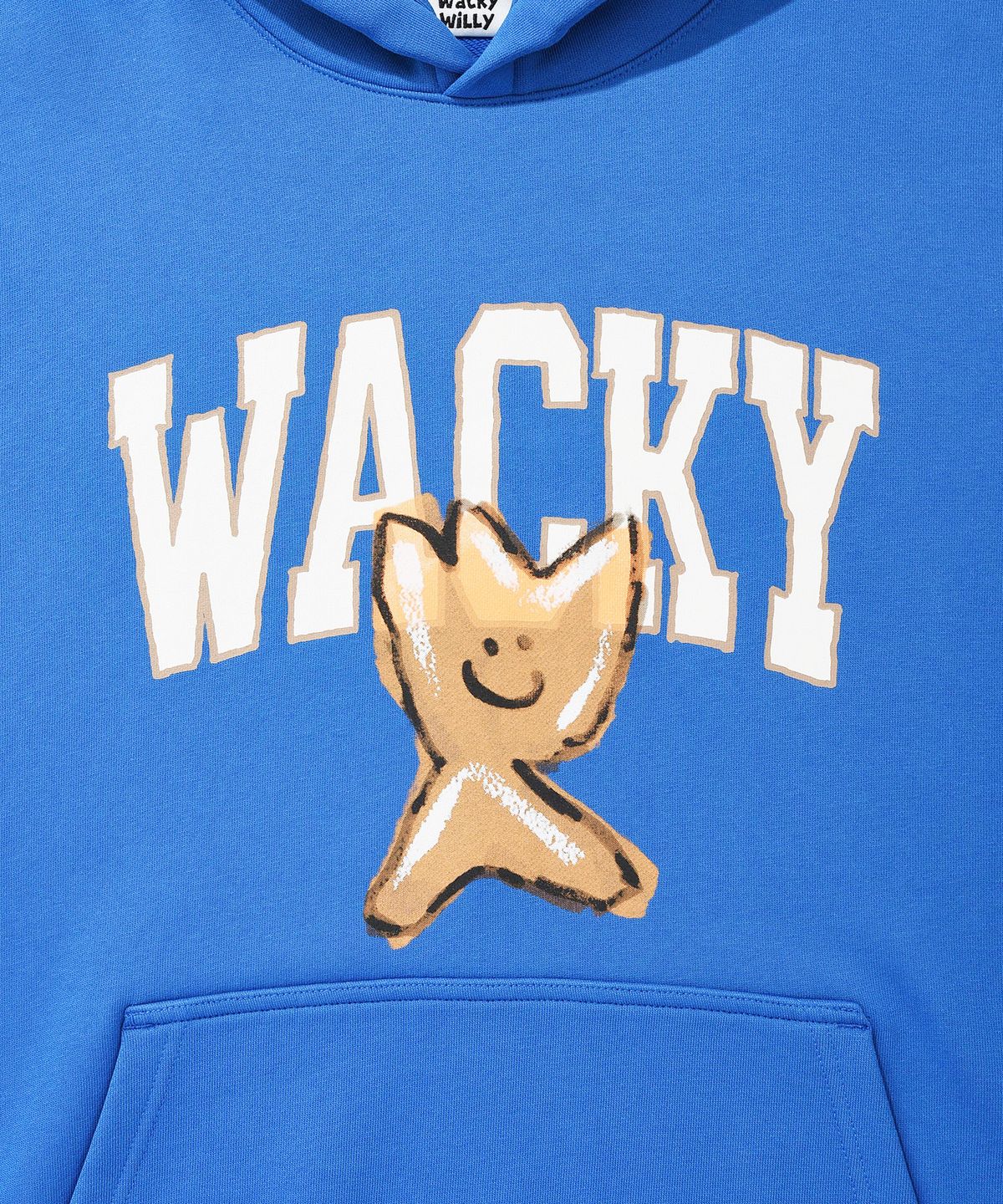 와키윌리(WACKY WILLY) 빅 키키 원포인트 후드 블루