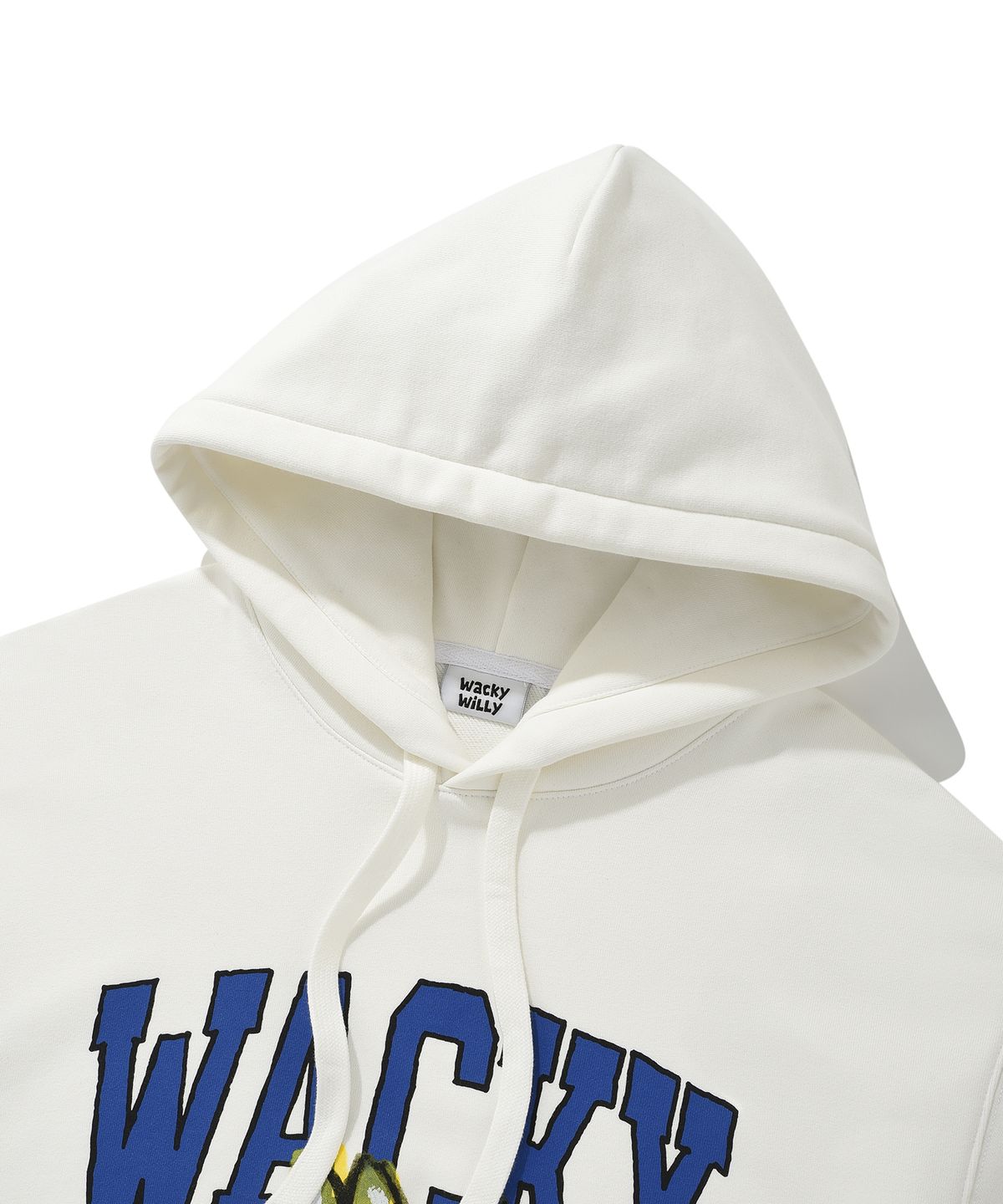 와키윌리(WACKY WILLY) 빅 키키 원포인트 후드 화이트