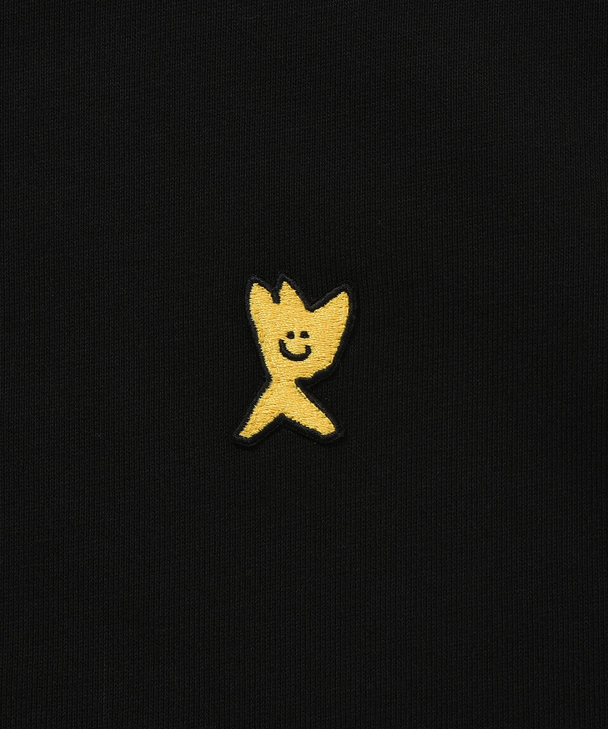 와키윌리(WACKY WILLY) 키키 와펜 슬리브리스 후드집업 블랙