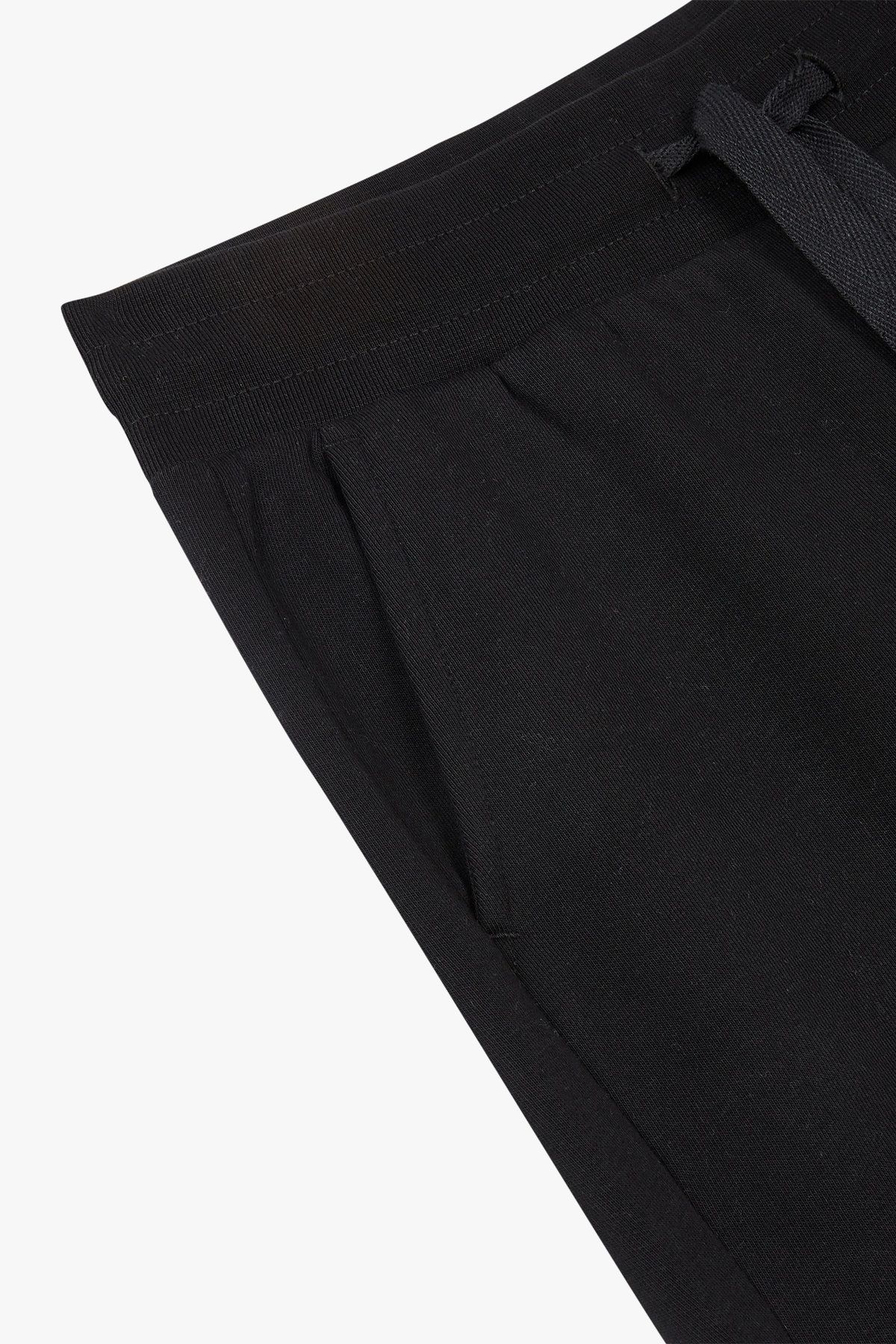 엠포리오 아르마니 언더웨어(EMPORIO ARMANI UNDERWEAR) 여성 백 로고 패치 라운지 조거 팬츠_블랙 0824332521