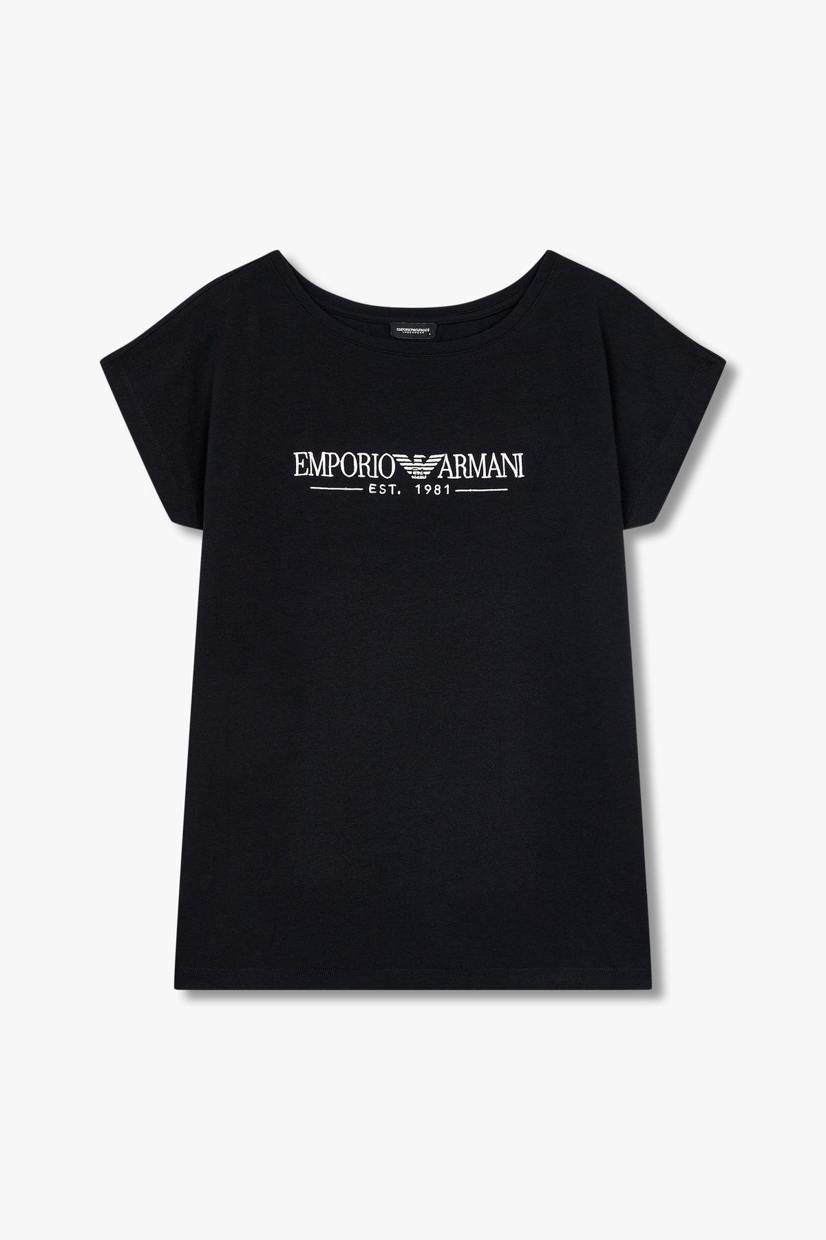 엠포리오 아르마니 언더웨어(EMPORIO ARMANI UNDERWEAR) 여성 피그먼트 나이트웨어 세트_블랙 0825139502