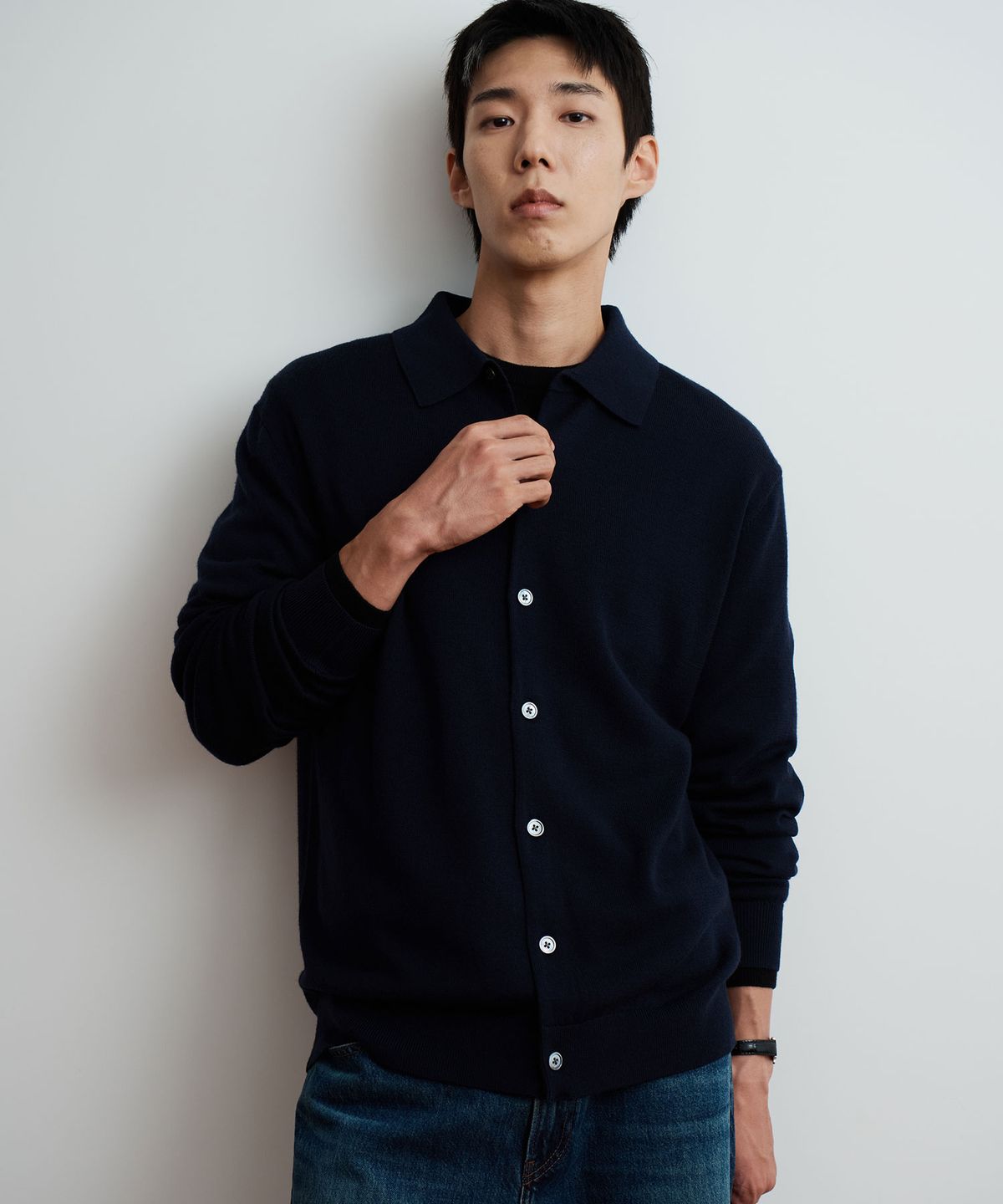 더니트컴퍼니(THEKNITCOMPANY) 발투르 울 카라 가디건 2color