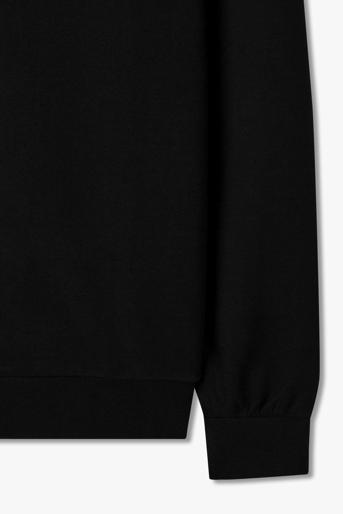 엠포리오 아르마니 언더웨어(EMPORIO ARMANI UNDERWEAR) 남성 로고 자수 하이넥 집업 자켓_블랙 0815138002