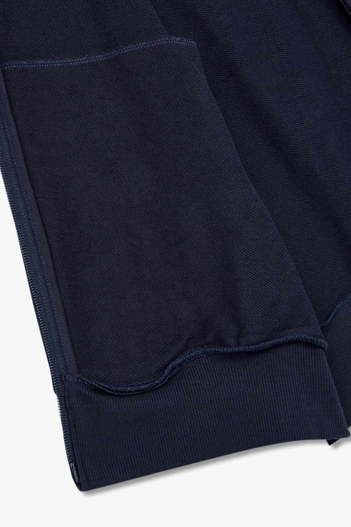 엠포리오 아르마니 언더웨어(EMPORIO ARMANI UNDERWEAR) 남성 사이드 이글 라인 라운지 트랙 자켓_블루 0815138005