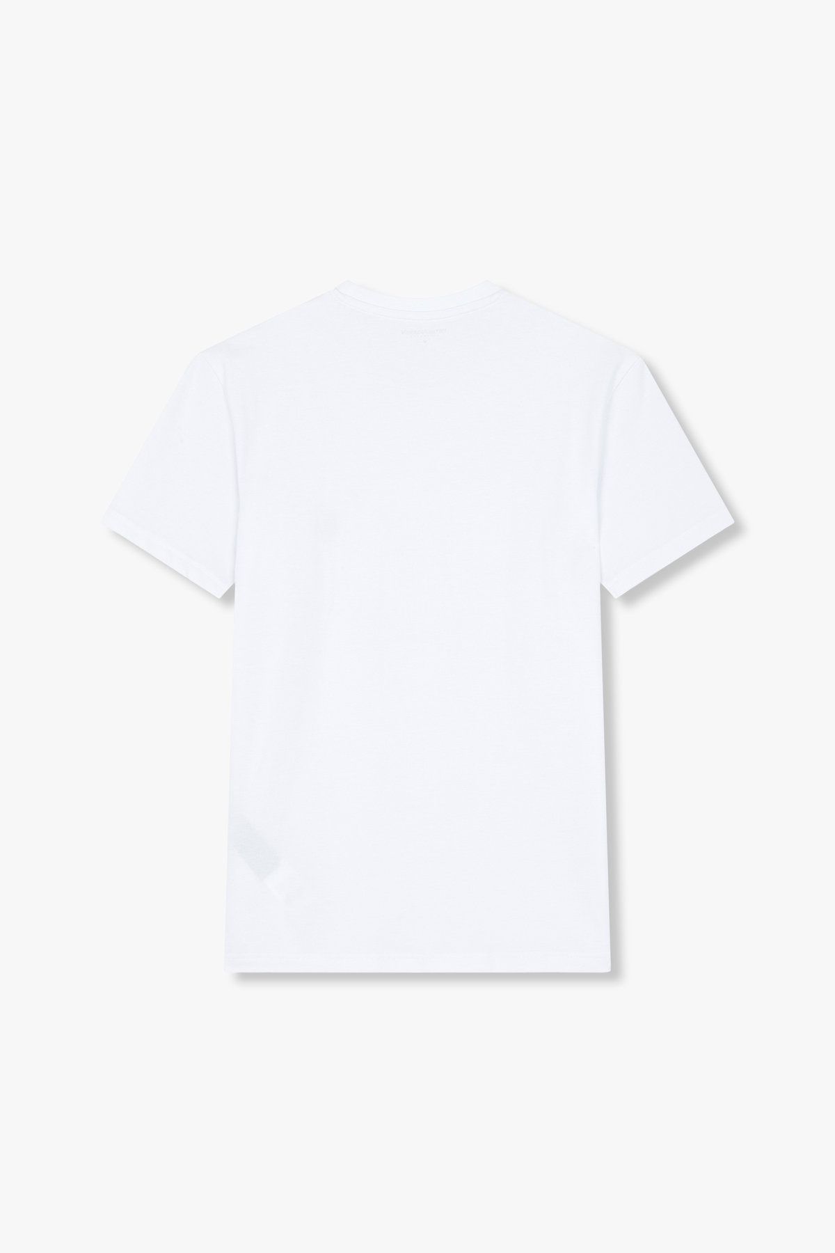 엠포리오 아르마니 언더웨어(EMPORIO ARMANI UNDERWEAR) 남성 이글 패치 피케 라운지 티셔츠_화이트 0815114011