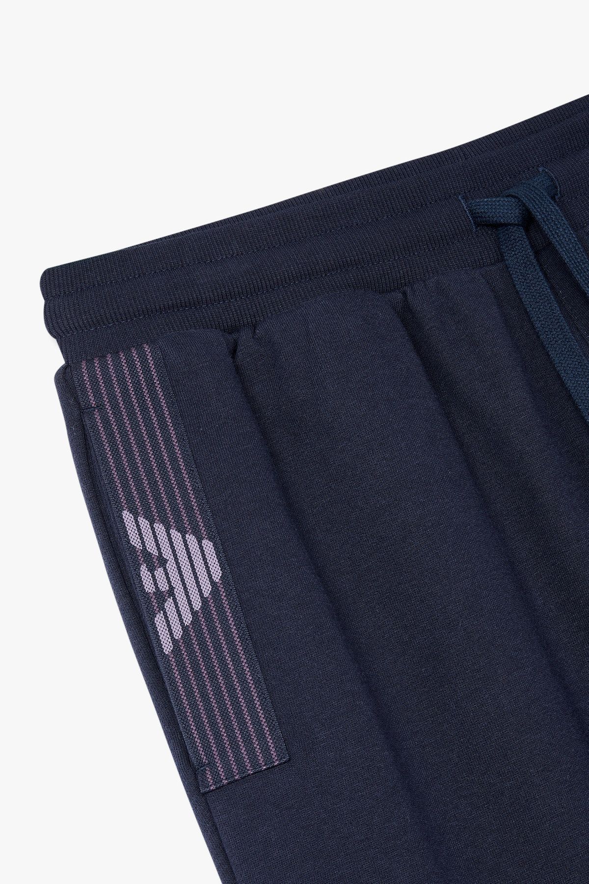 엠포리오 아르마니 언더웨어(EMPORIO ARMANI UNDERWEAR) 남성 사이드 이글 라인 라운지 조거 팬츠_블루 0815132005