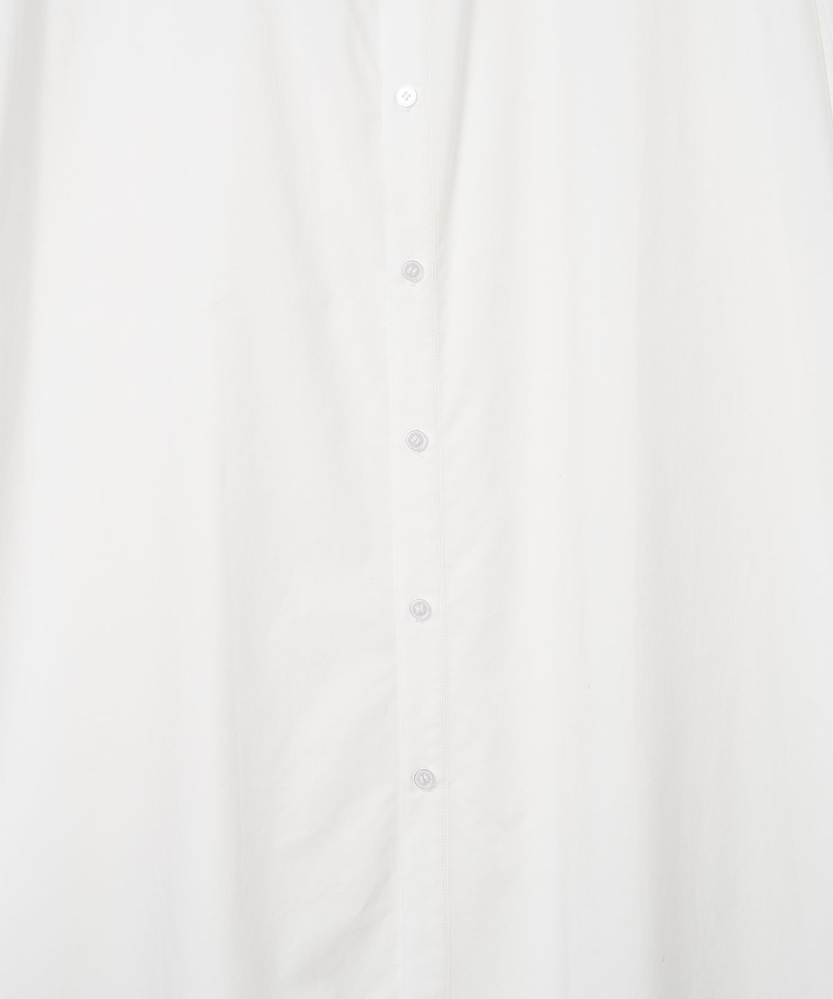 밀로 우먼(MILLO WOMEN) 레이어 코튼 롱 셔츠 [화이트]