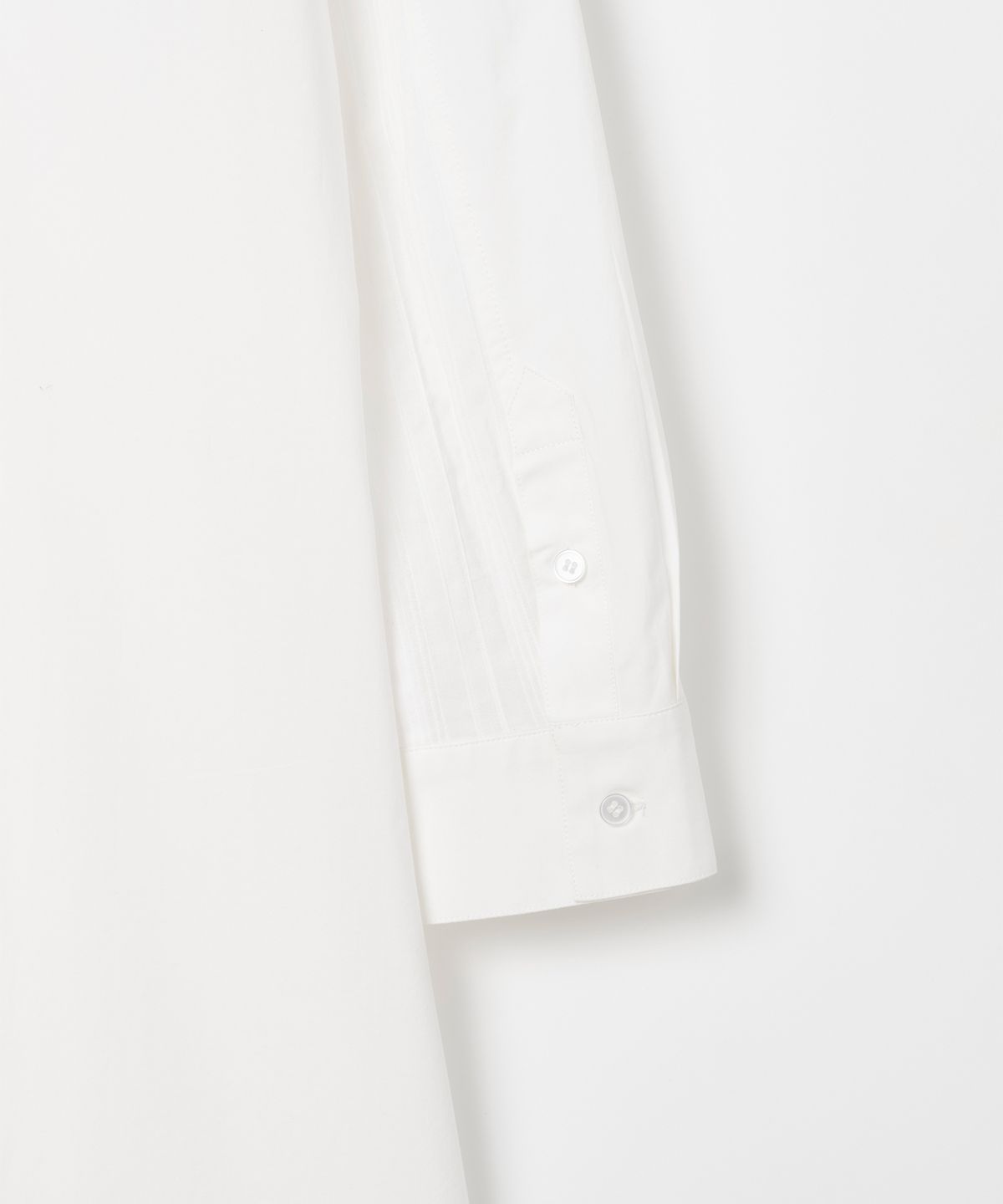 밀로 우먼(MILLO WOMEN) 레이어 코튼 롱 셔츠 [화이트]