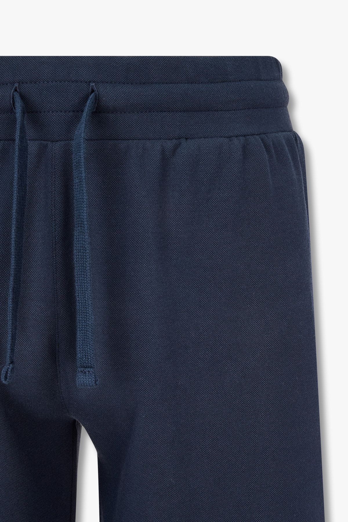 엠포리오 아르마니 언더웨어(EMPORIO ARMANI UNDERWEAR) 남성 사이드 로고 라운지 버뮤다 쇼츠_블루 0815131026