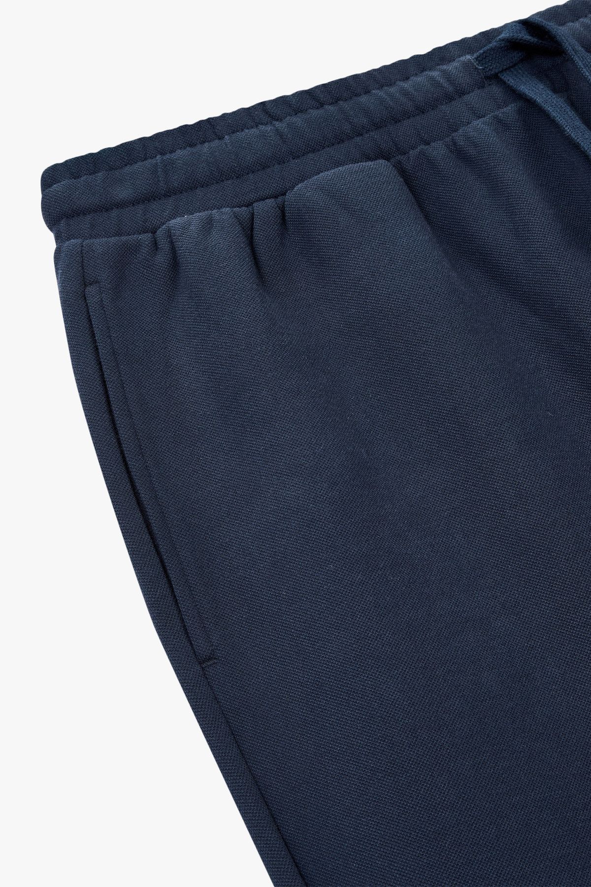 엠포리오 아르마니 언더웨어(EMPORIO ARMANI UNDERWEAR) 남성 사이드 로고 라운지 조거 팬츠_블루 0815132007