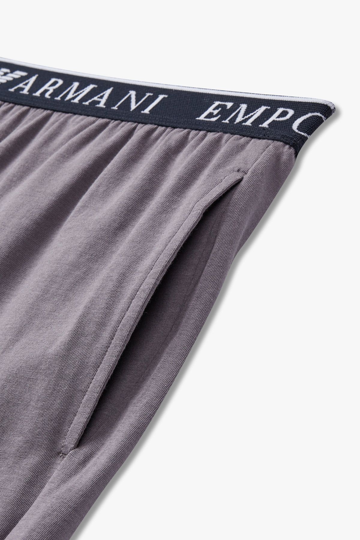 엠포리오 아르마니 언더웨어(EMPORIO ARMANI UNDERWEAR) 남성 스트레치 코튼 라운지 상하의 세트_블루 08M5139001