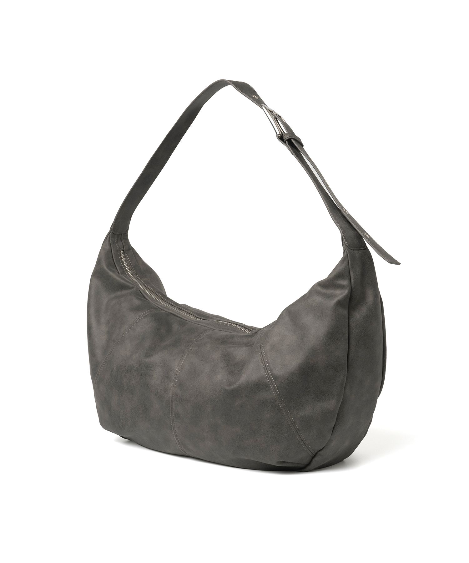 MILLO ARCHIVE ♥ Vegan Suede Hobo Bag/ 追跡付 MUSINSA公式 | MILLO WOMEN Vegan Suede Hobo Bag [Black]