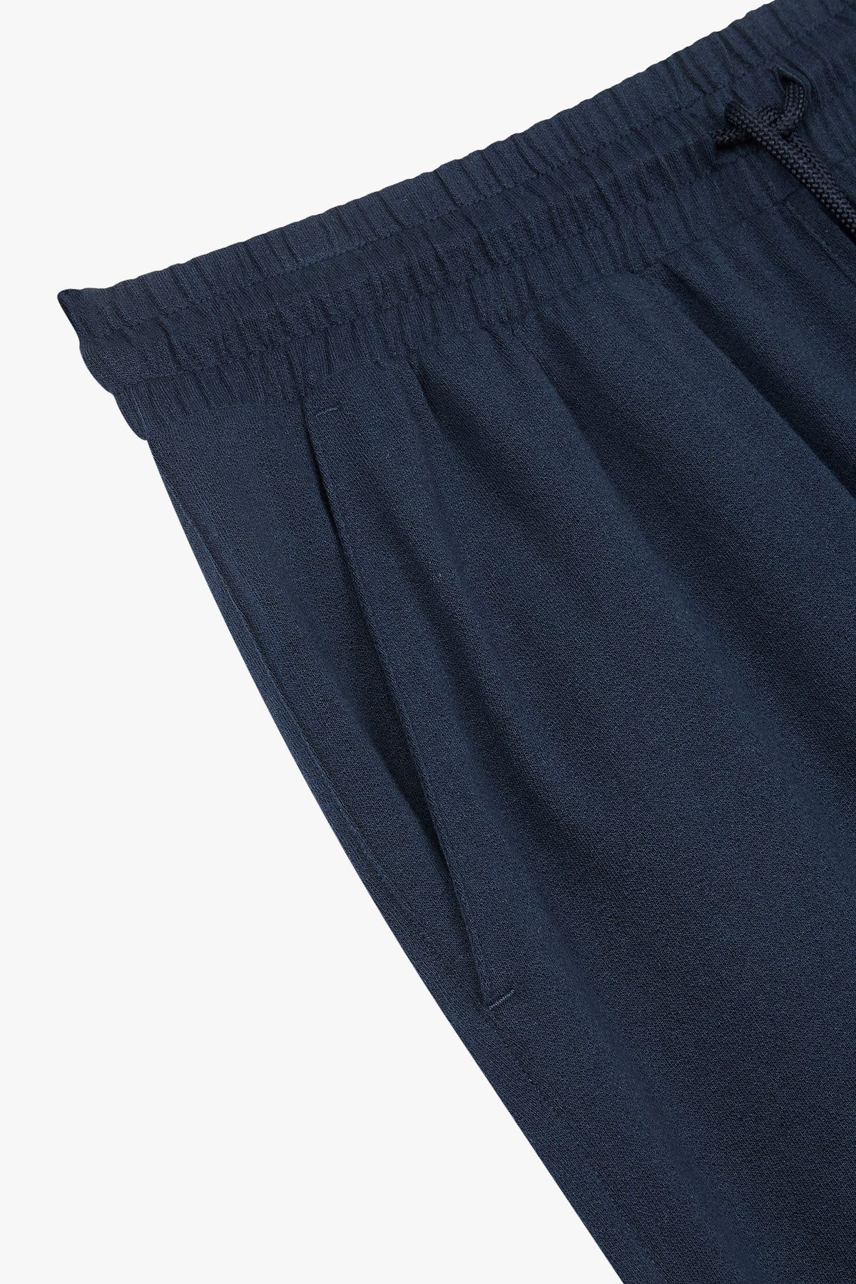엠포리오 아르마니 언더웨어(EMPORIO ARMANI UNDERWEAR) 남성 이글 자수 로고 밴딩 팬츠_네이비 0815132015