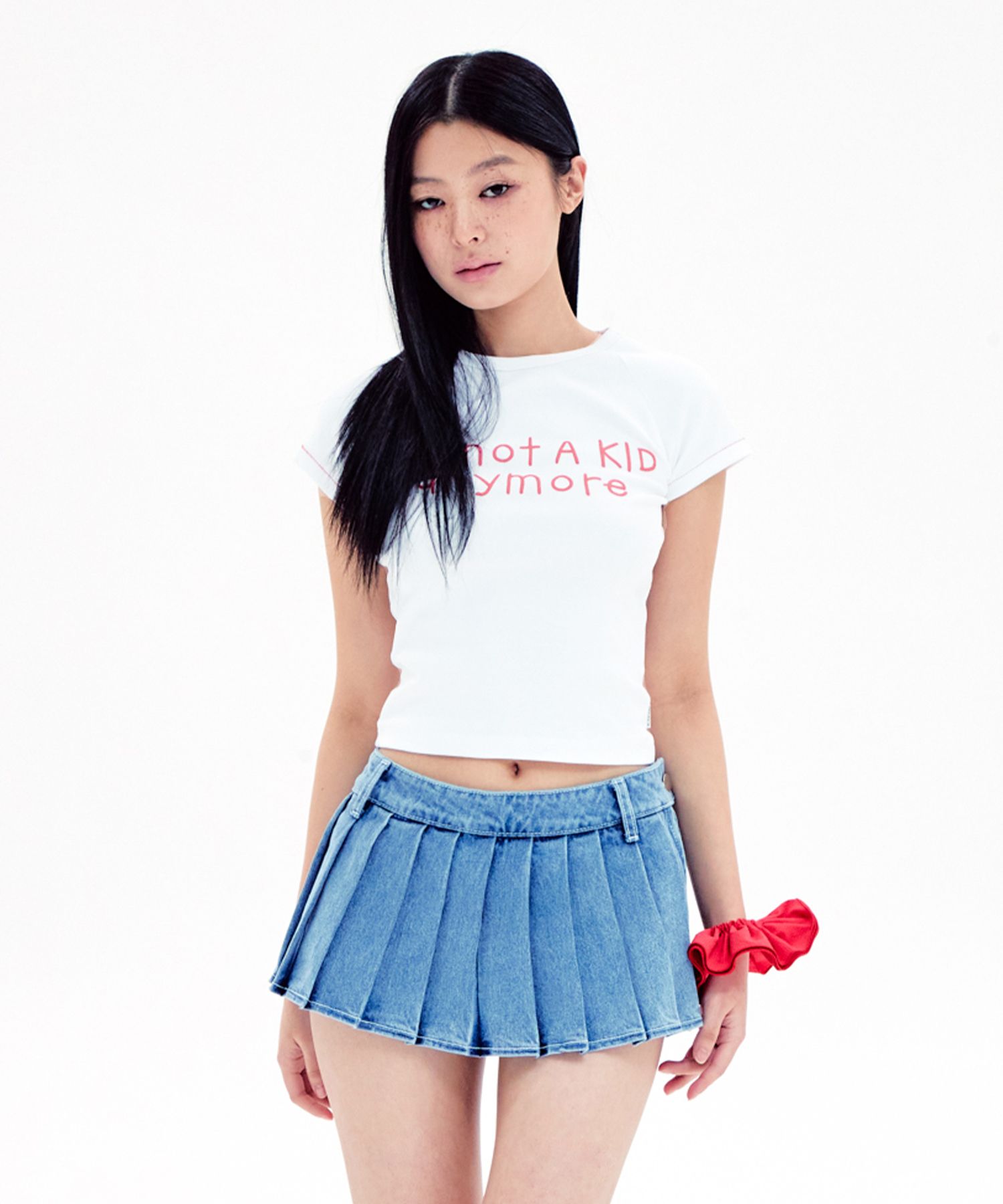 MUSINSA | YOUHEE SOLID LETTERING T-SHIRTS WHITE