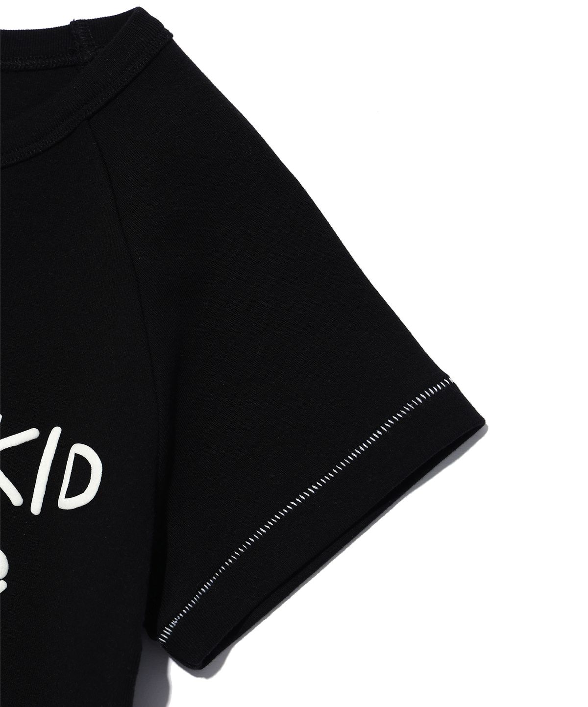 유희(YOUHEE) SOLID LETTERING T-SHIRTS BLACK