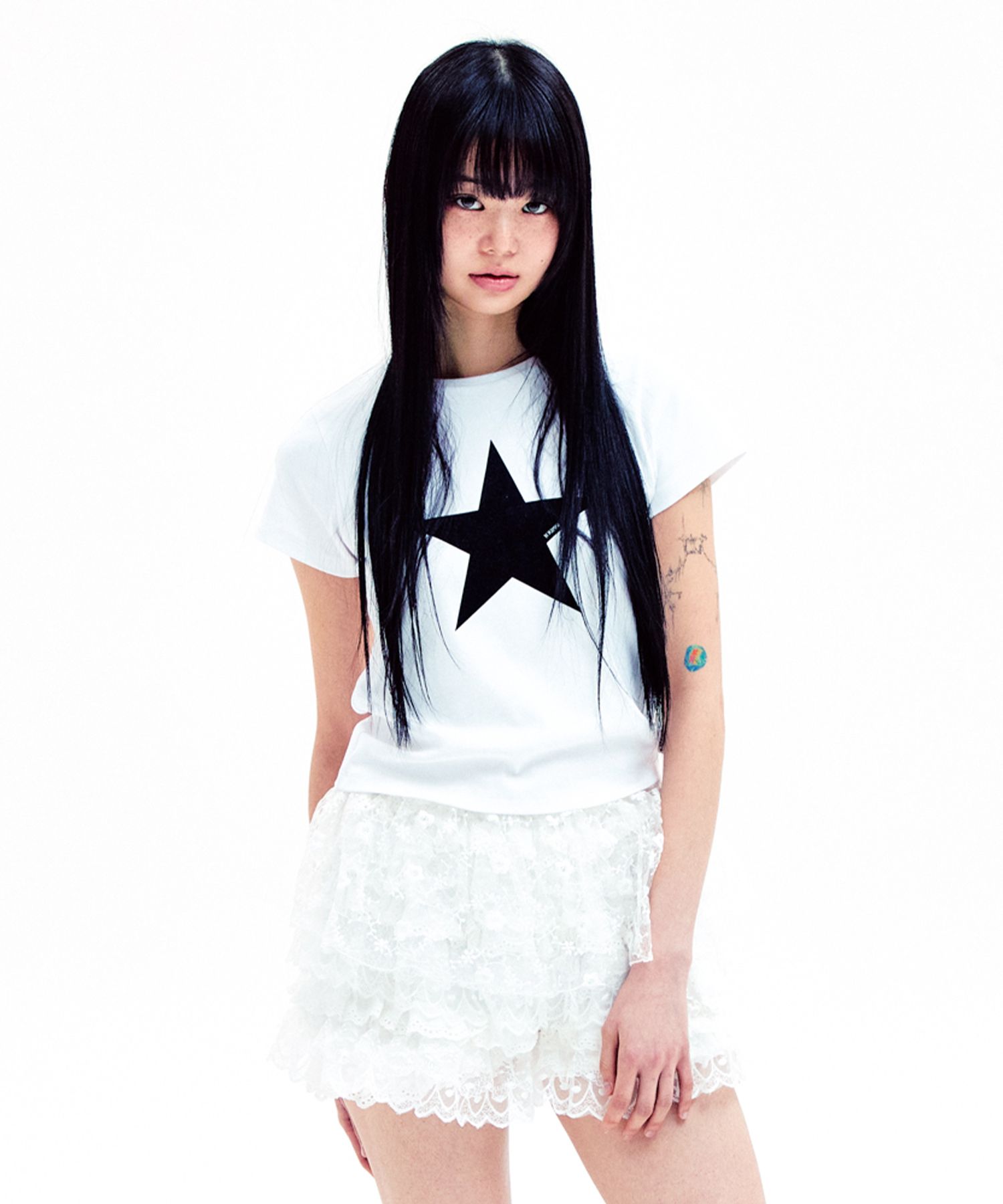 [YOUHEE] STAR POINT T-SHIRTS WHITE ★新商品★ MUSINSA | YOUHEE STAR POINT T-SHIRTS WHITE