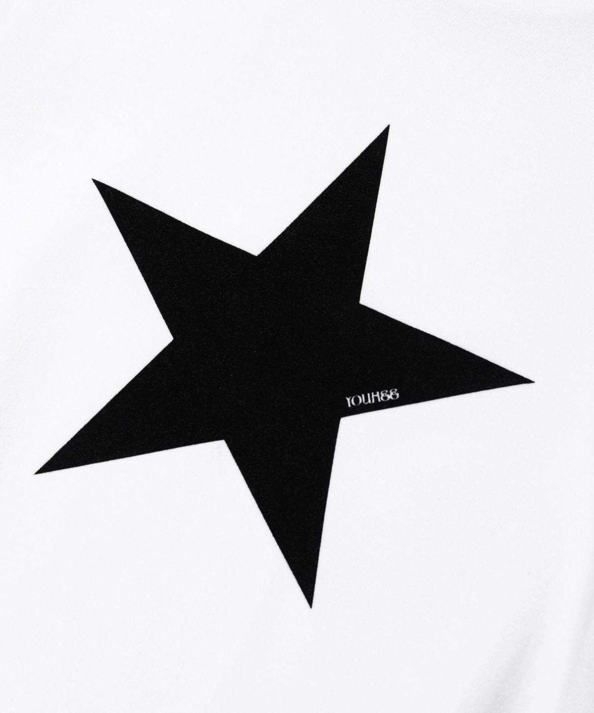 유희(YOUHEE) STAR POINT T-SHIRTS WHITE