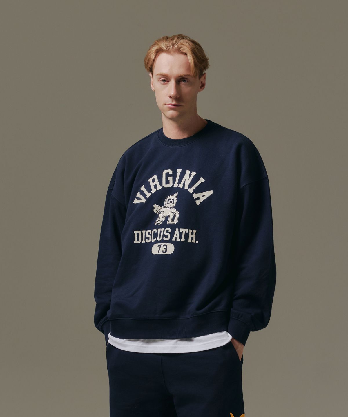 디스커스 애슬레틱(DISCUS ATHLETIC) [2COLORS] 버지니아 카디널 스웨트 셔츠