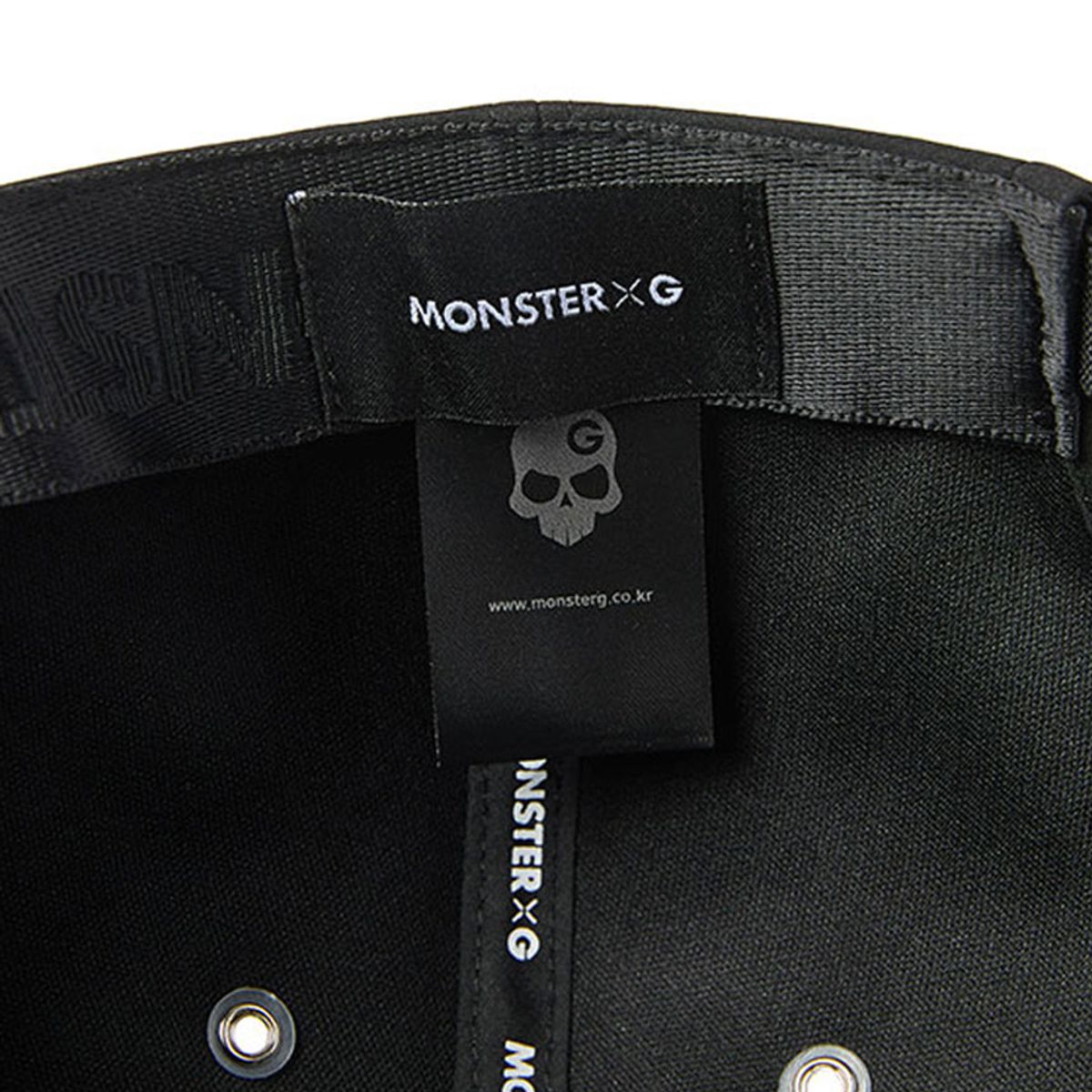몬스터지(MONSTER G) 미니스컬볼캡 블랙 MC24BB-186
