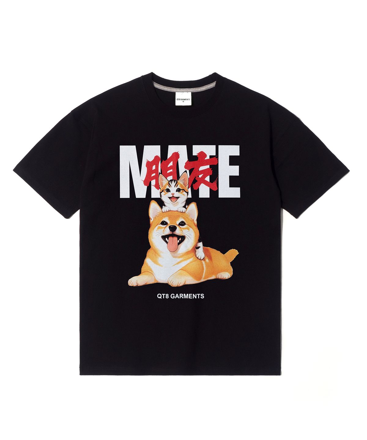 큐티에잇 가먼츠(QT8 GARMENTS) RG Mate Tee (Black)