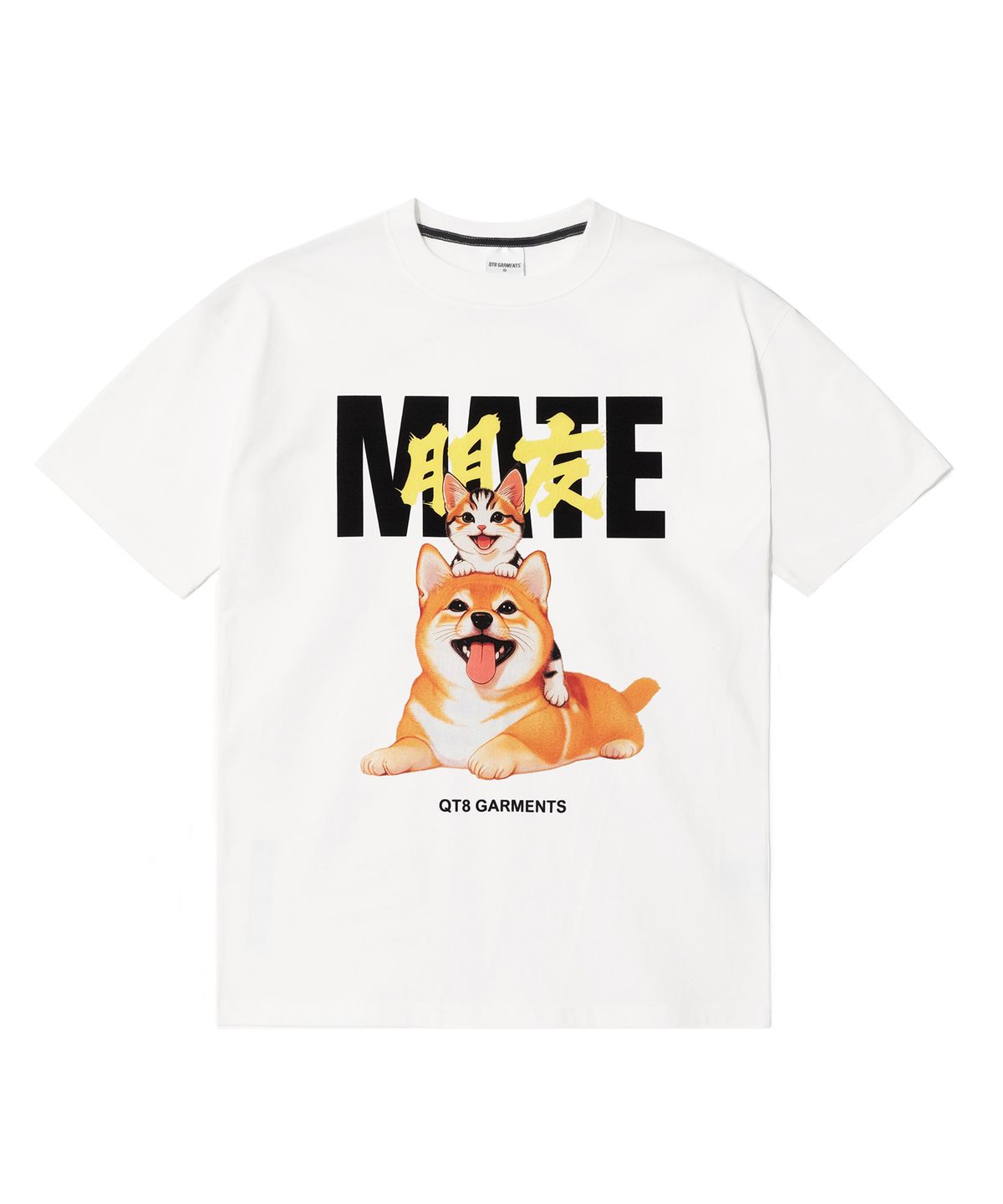 큐티에잇 가먼츠(QT8 GARMENTS) RG Mate Tee (Ivory)