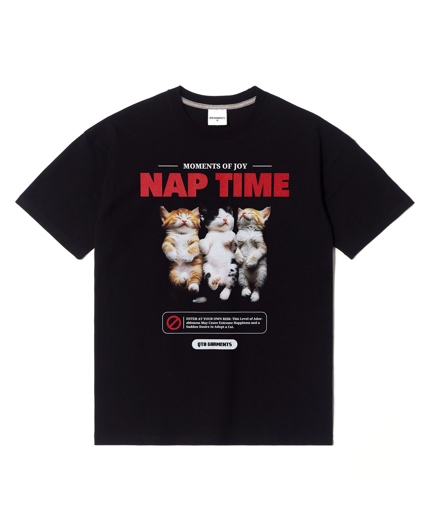 MUSINSA | QT8 GARMENTS RG Nap Time Tee (Black)