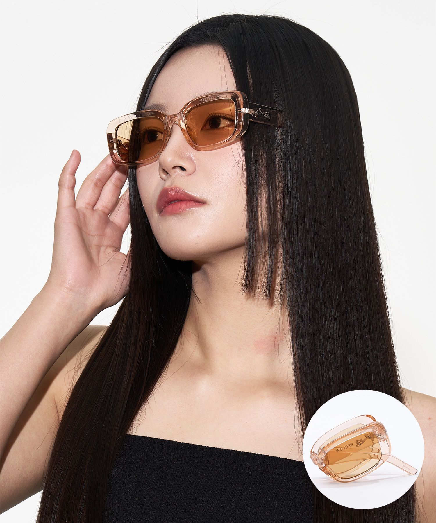 ●RECLOW● RC LAPERM SUNGLASS PEACH MUSINSA | RECLOW RC MAYE SUNGLASS PEACH
