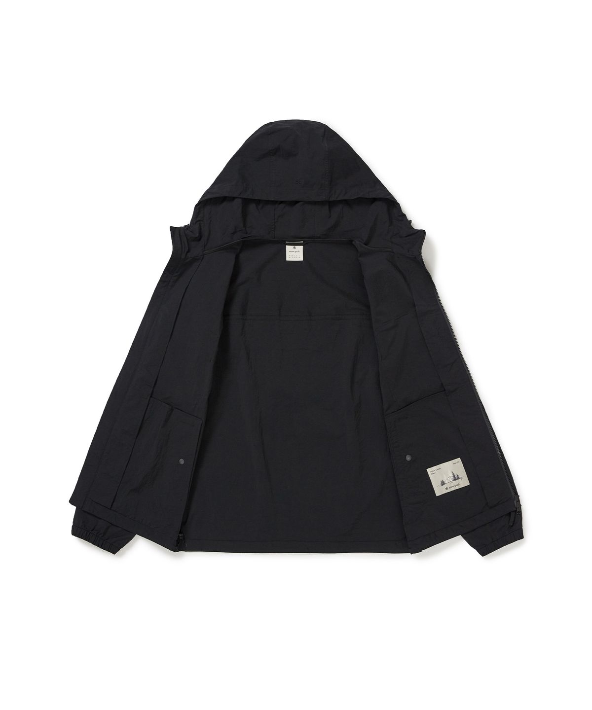 스노우피크 어패럴(SNOWPEAK APPAREL) 루트 아웃 포켓 바람막이 (S25MMRWB60) Black
