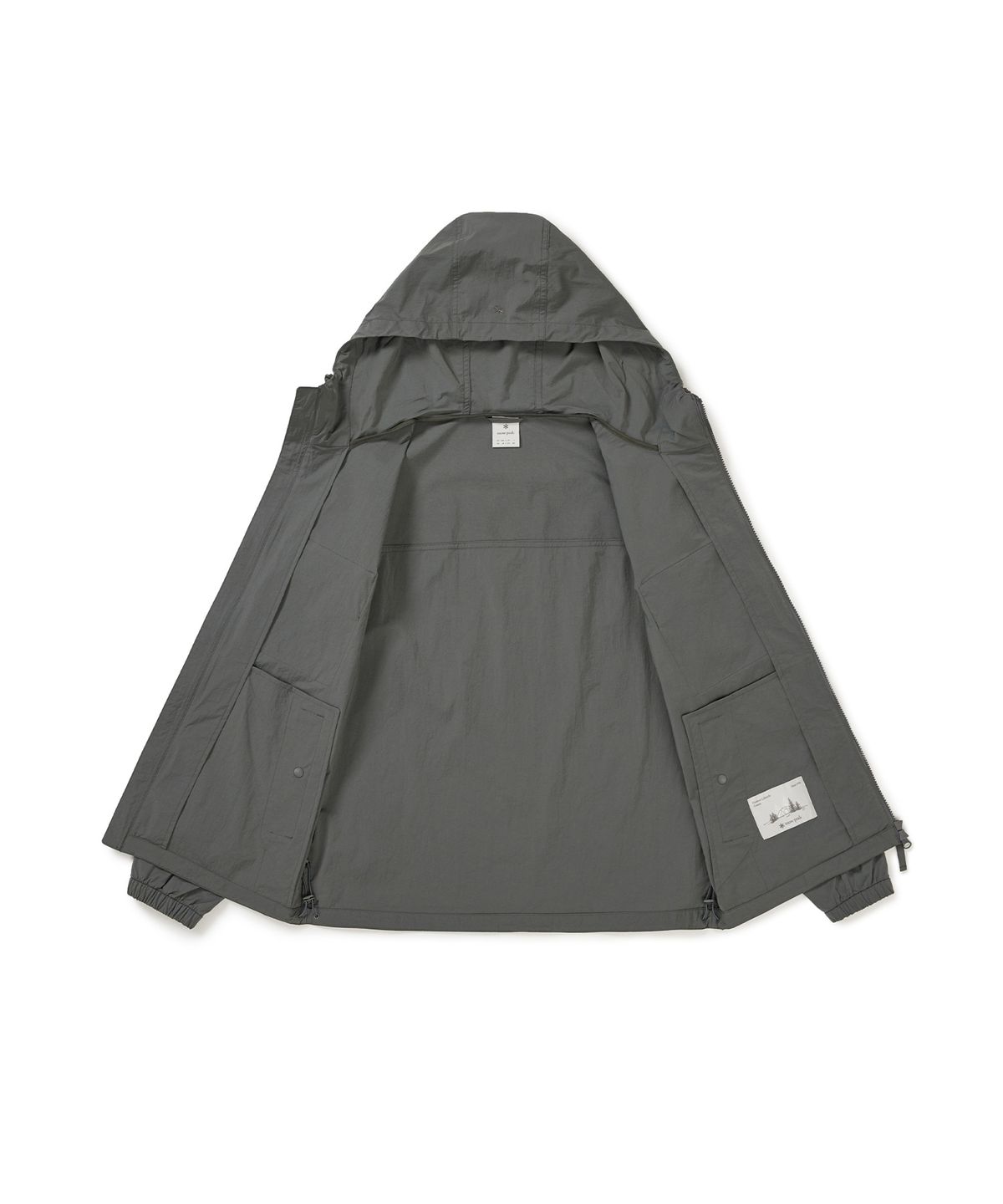 스노우피크 어패럴(SNOWPEAK APPAREL) 루트 아웃 포켓 바람막이 (S25MMRWB60) Dark Gray