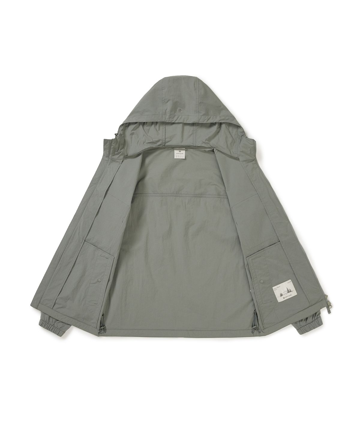스노우피크 어패럴(SNOWPEAK APPAREL) 루트 아웃 포켓 바람막이 (S25MMRWB60) Light Khaki
