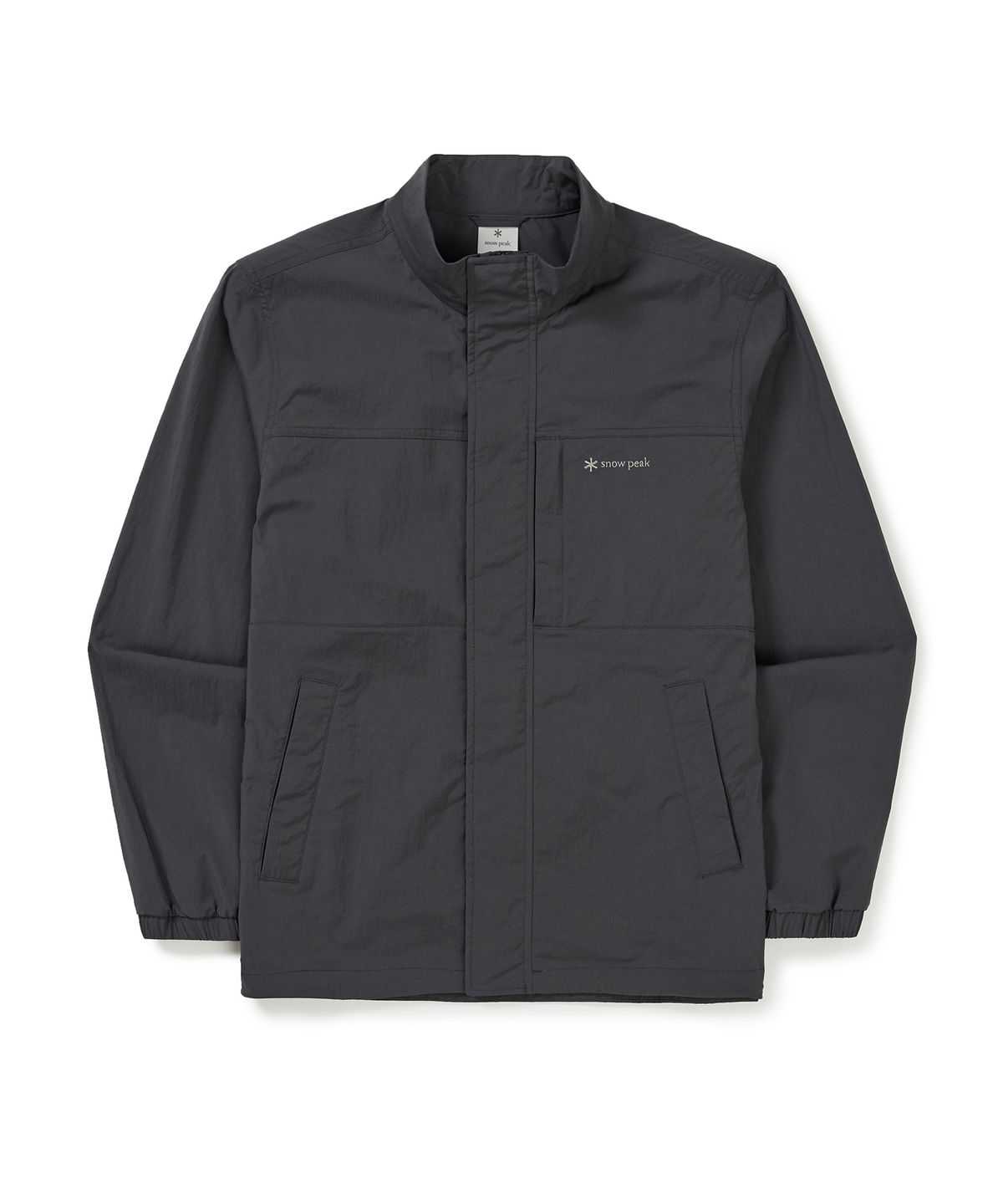 스노우피크 어패럴(SNOWPEAK APPAREL) 루트 스탠드넥 바람막이 (S25MMRWB64) Charcoal