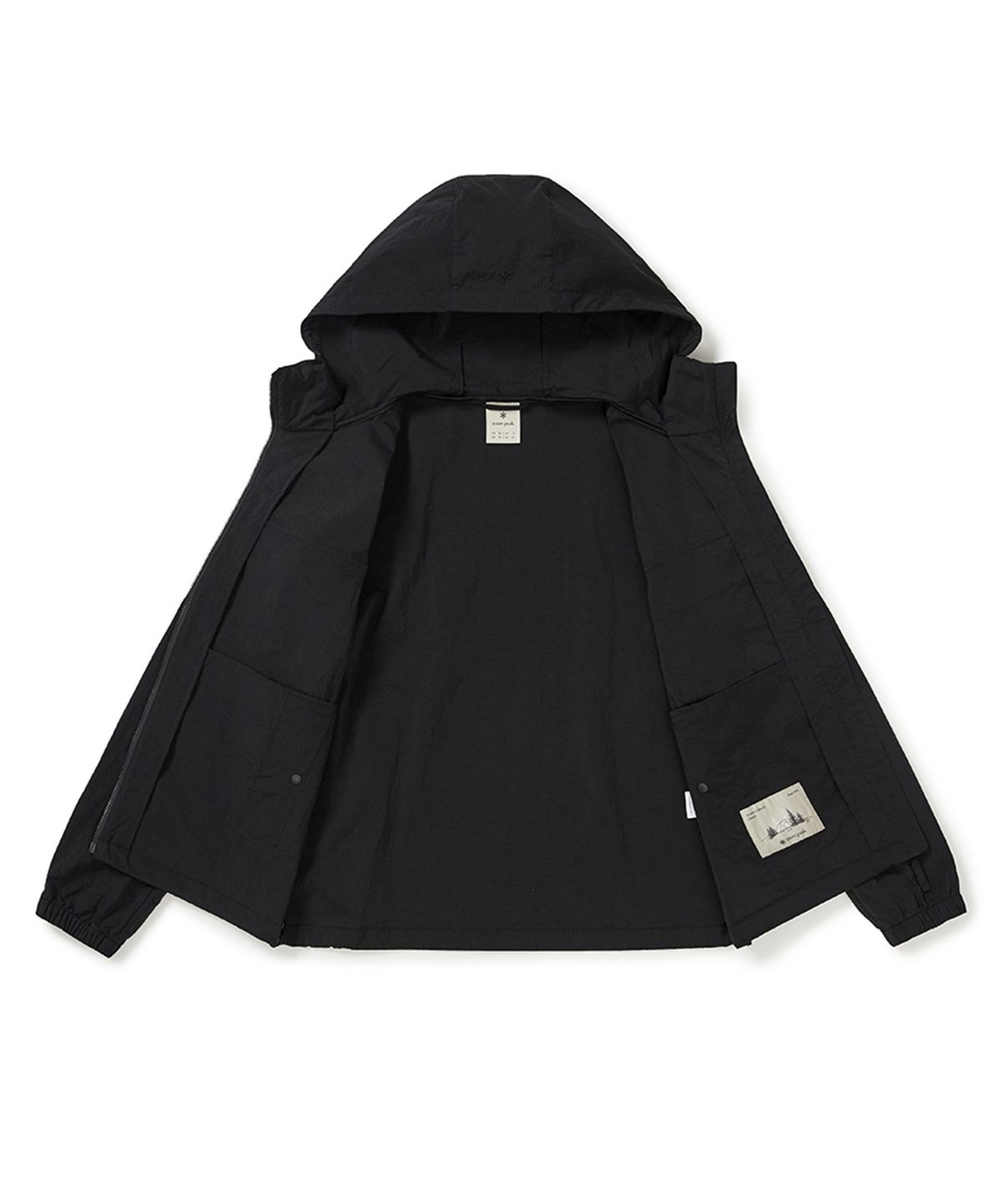 스노우피크 어패럴(SNOWPEAK APPAREL) 루트 여성 포켓 바람막이 (S25MWRWB61) Black