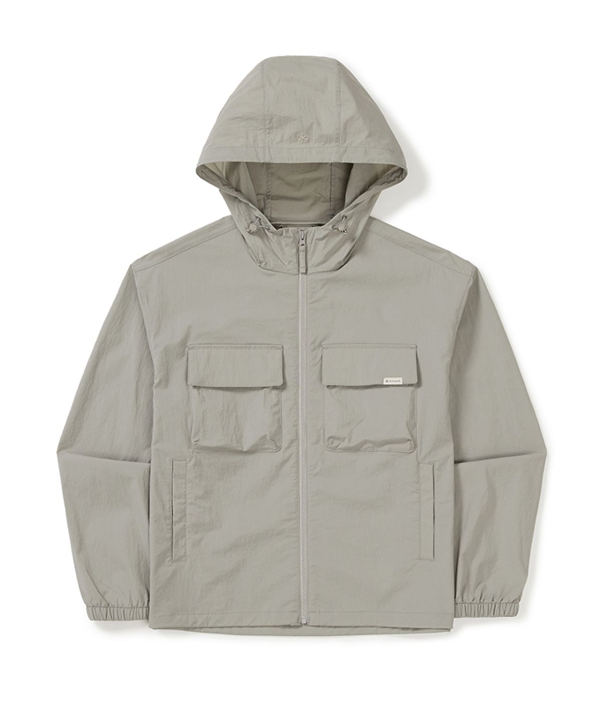 스노우피크 어패럴(SNOWPEAK APPAREL) 루트 여성 포켓 바람막이 (S25MWRWB61) Fog Gray