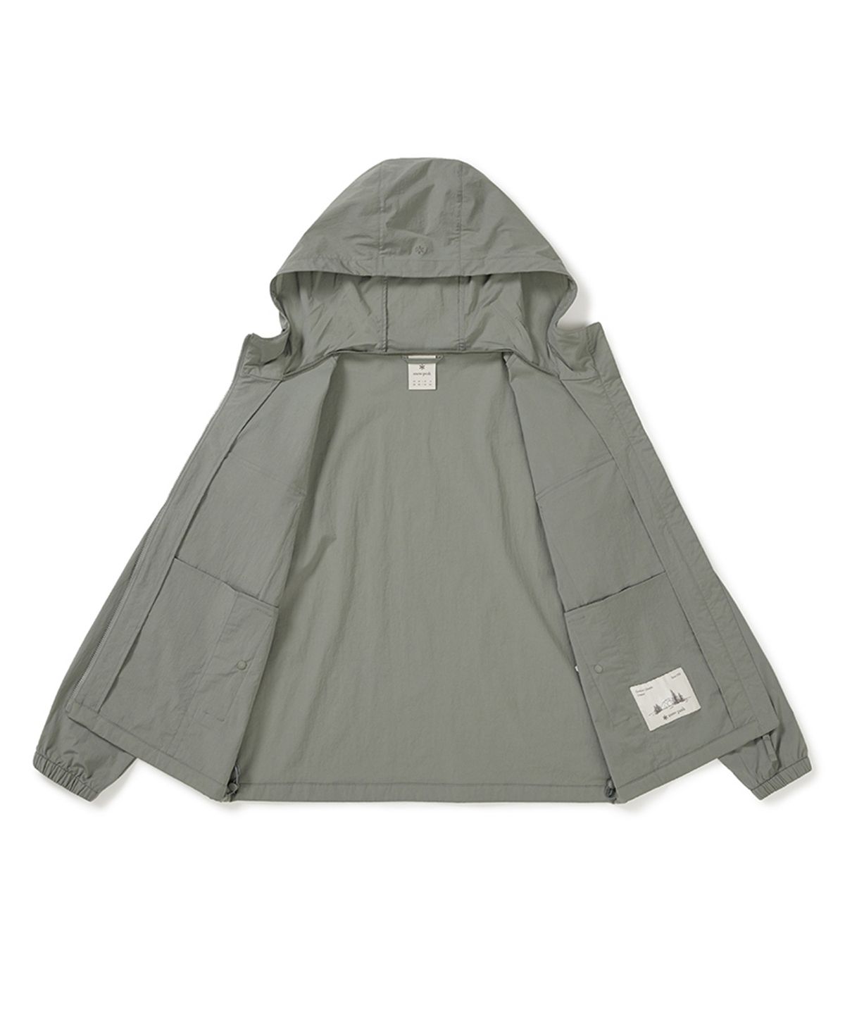 스노우피크 어패럴(SNOWPEAK APPAREL) 루트 여성 포켓 바람막이 (S25MWRWB61) Light Khaki