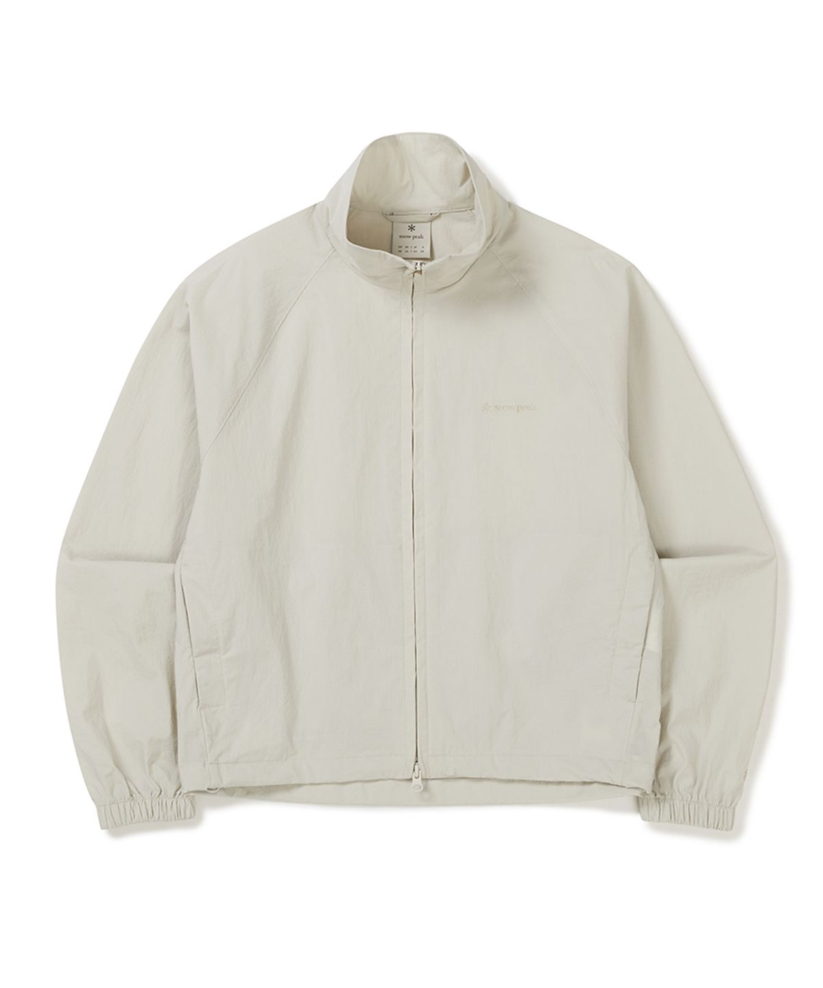 스노우피크 어패럴(SNOWPEAK APPAREL) 루트 여성 스탠드넥 바람막이 (S25MWRWB65) Light Beige