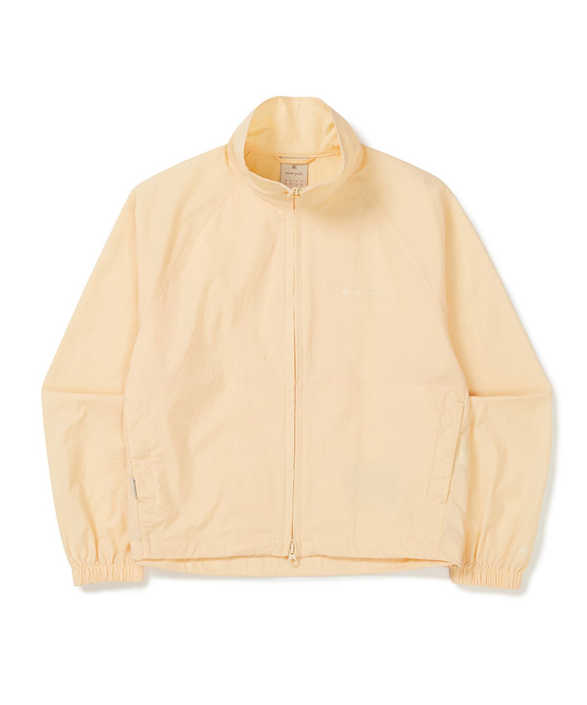스노우피크 어패럴(SNOWPEAK APPAREL) 루트 여성 스탠드넥 바람막이 (S25MWRWB65) Light Yellow